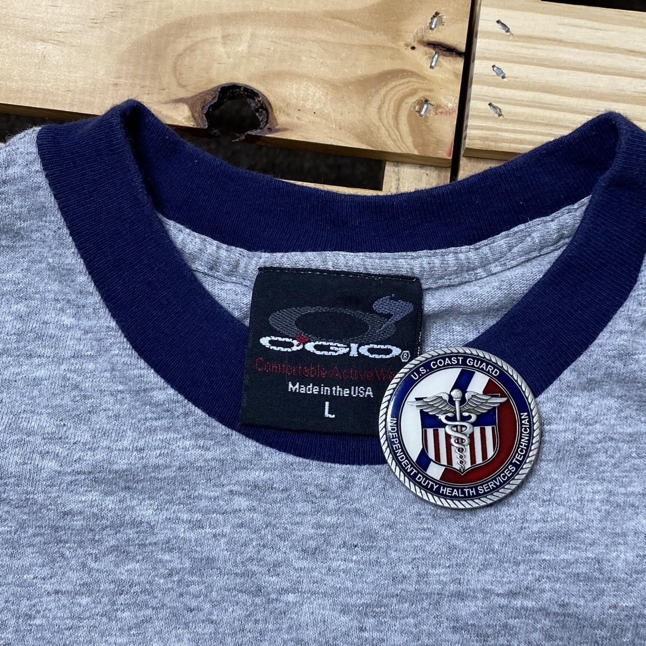 Ogio Vintage Ogio "Hold My..." Gray Y2K Ringer Tee Size Large Size US L / EU 52-54 / 3 - 3 Thumbnail