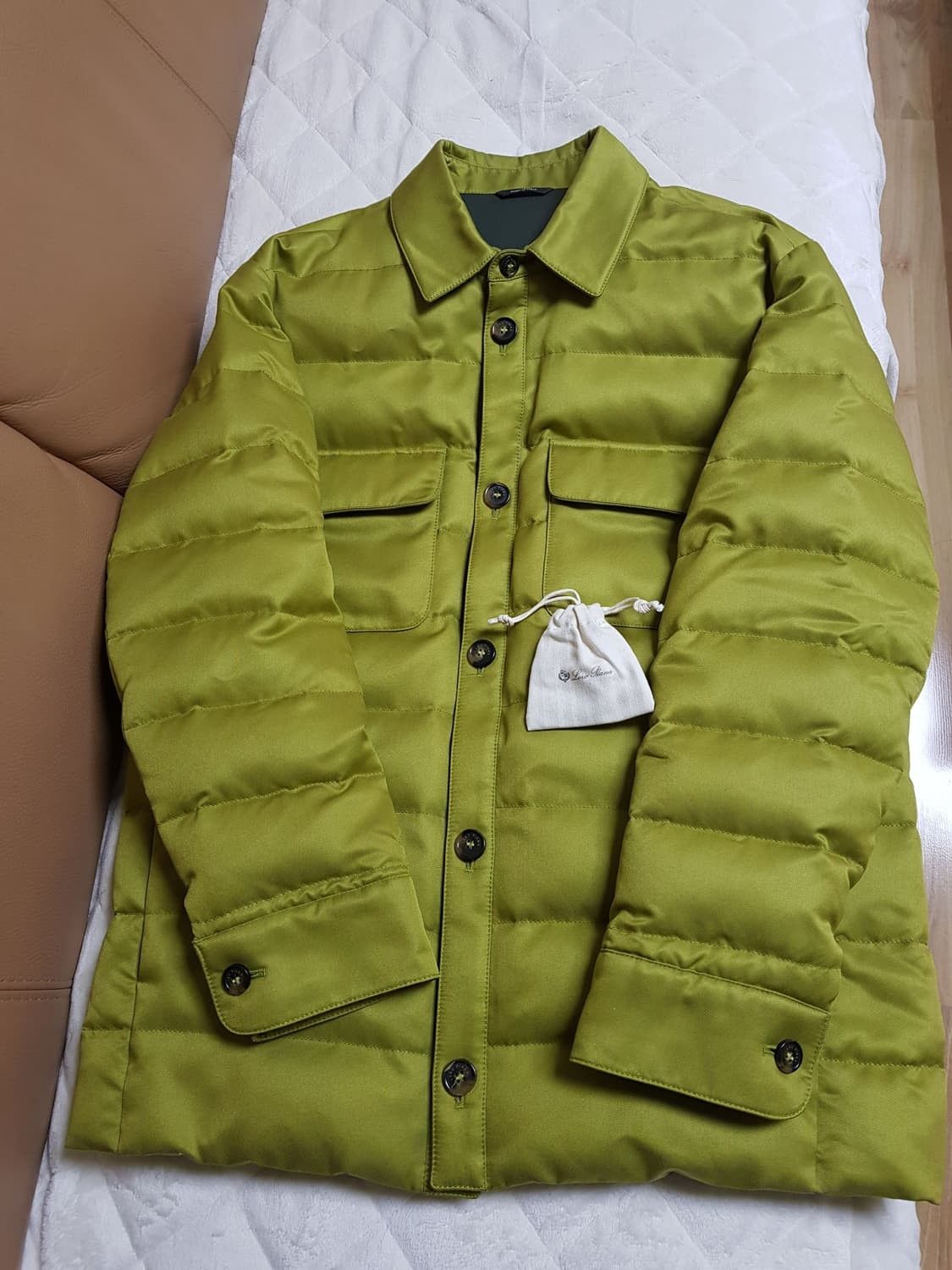 Loro Piana Loro Piana Goose Down Puffer Jacket / S (Fits L) Size US S / EU 44-46 / 1 - 2 Thumbnail