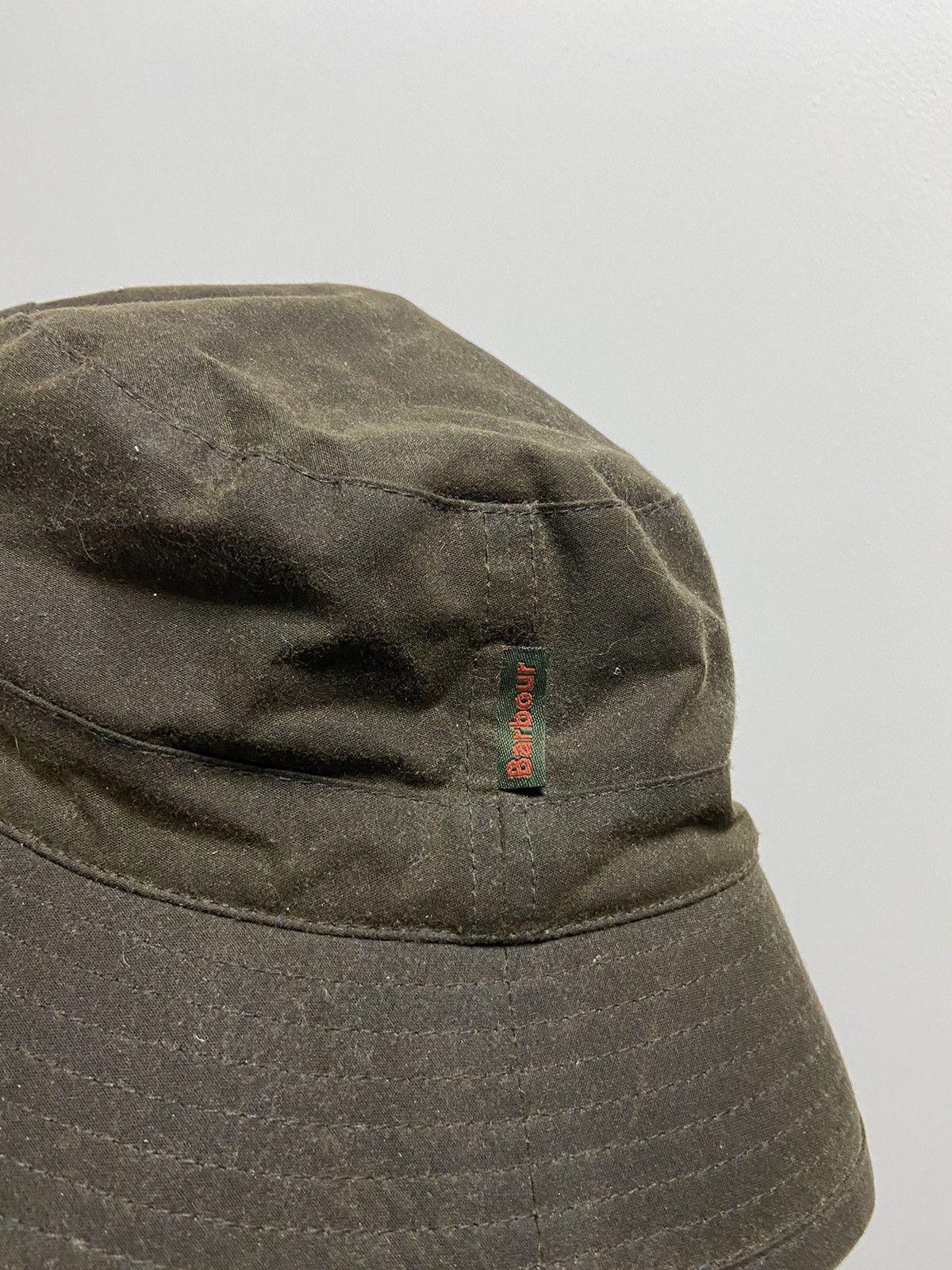 Barbour × Vintage Barbour Panama Hat Vintage Small Logo Burberry Check Size ONE SIZE - 4 Thumbnail