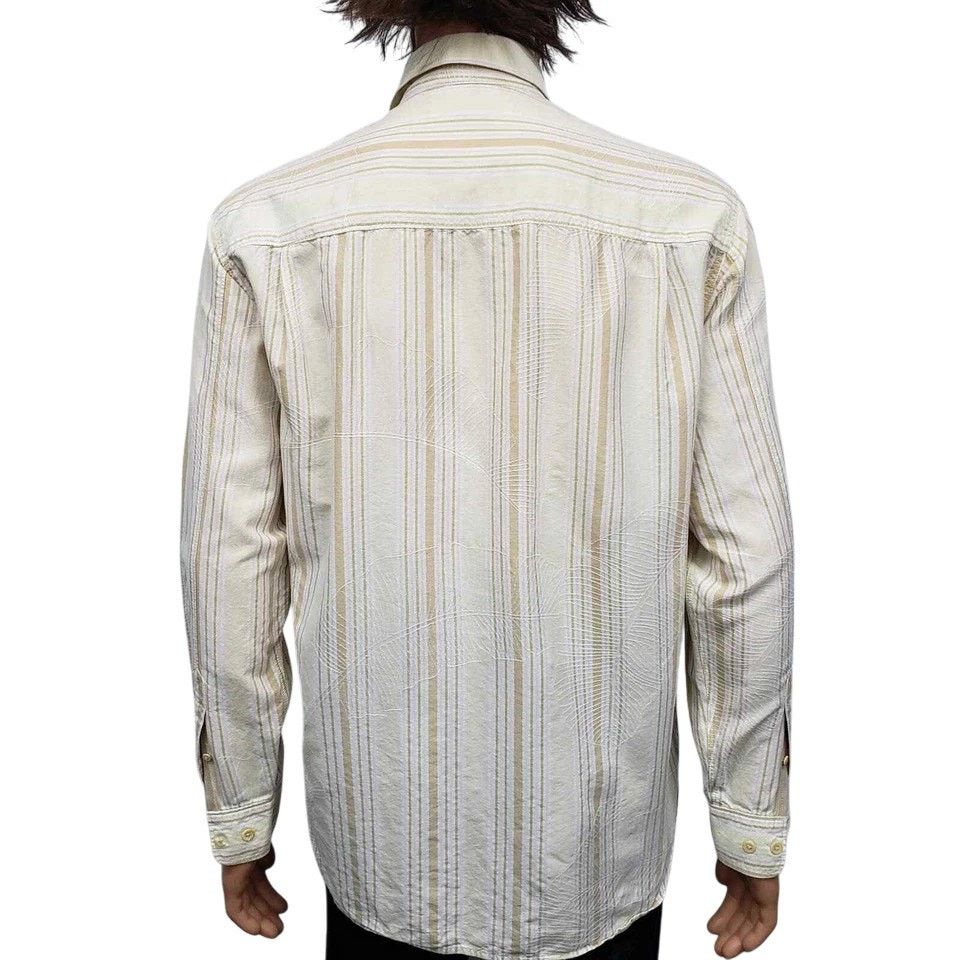 Tommy Bahama Tommy Bahama Shirt Tencel Hidden Button down Striped Floral Size US L / EU 52-54 / 3 - 9 Thumbnail
