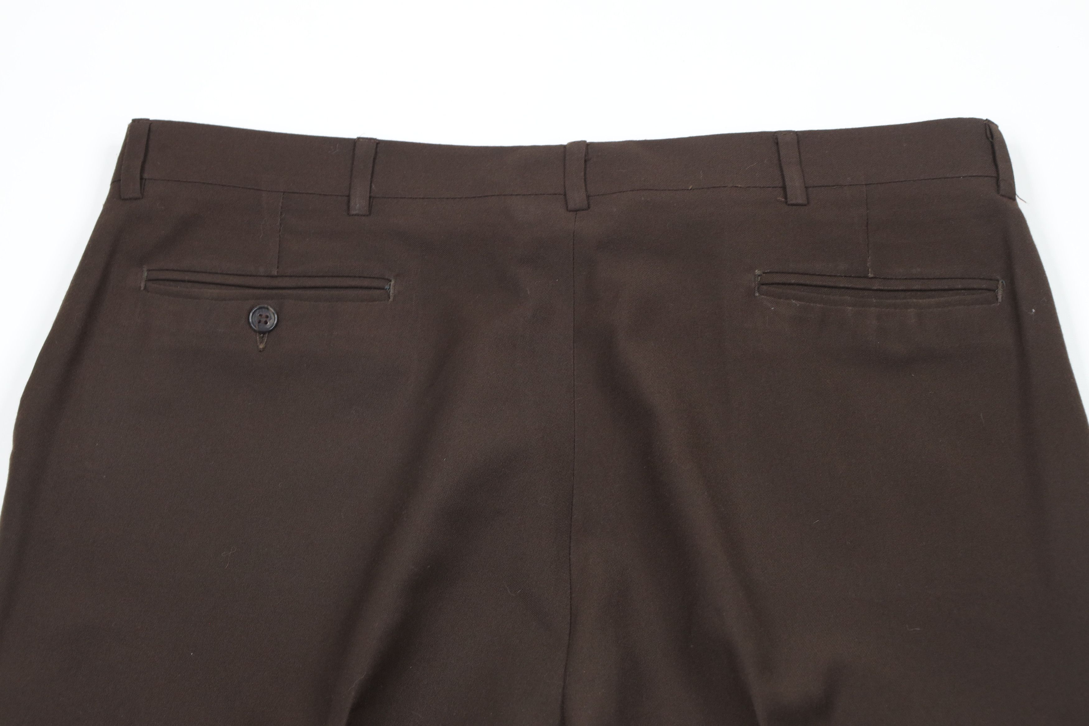 Vintage Vintage 90s Streetwear Bell Bottoms Chino Pants Brown Size US 38 / EU 54 - 8 Thumbnail