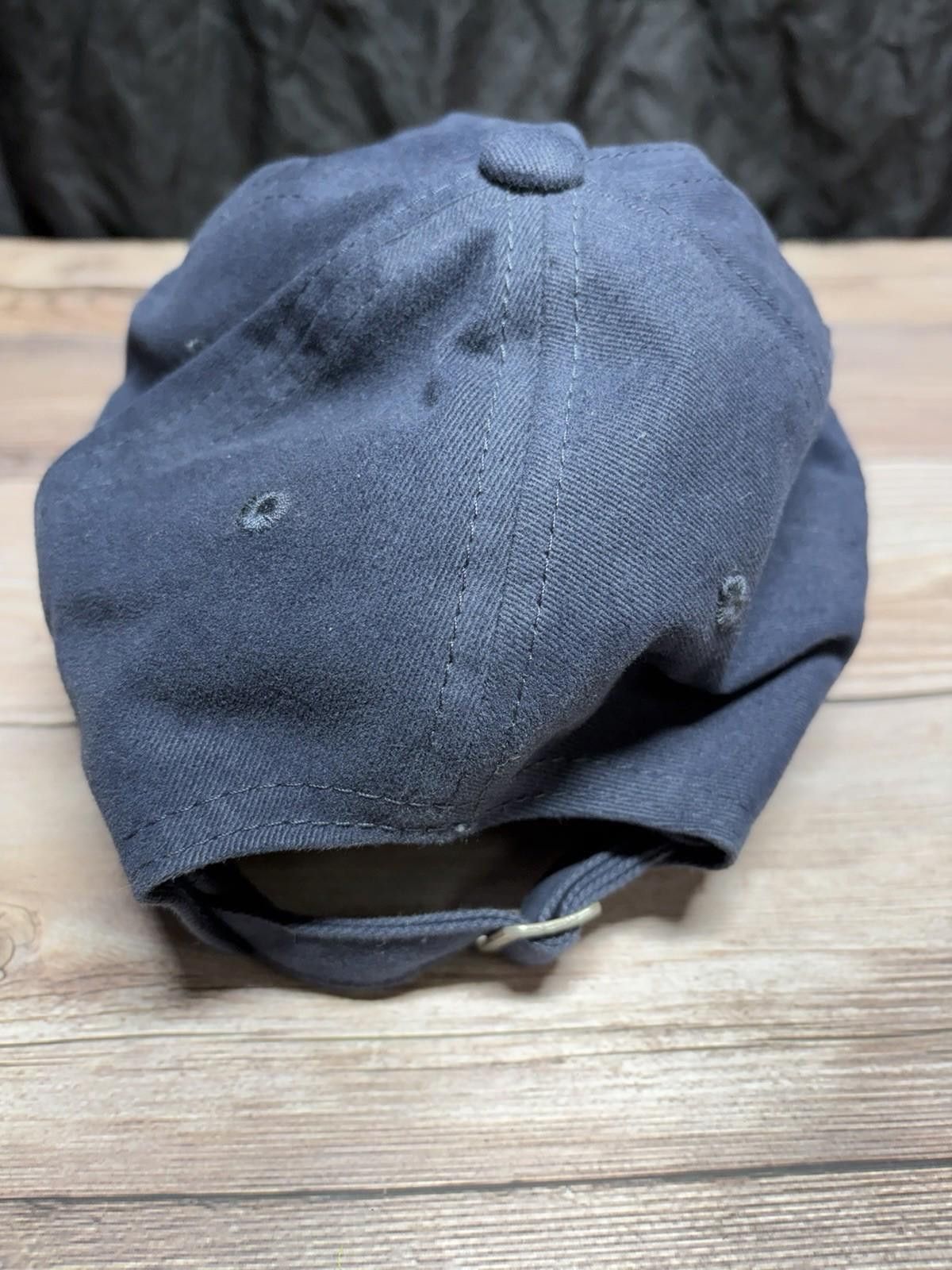 The Unbranded Brand Navy Blue Strap Back Dad Hat Cap Size ONE SIZE - 3 Thumbnail