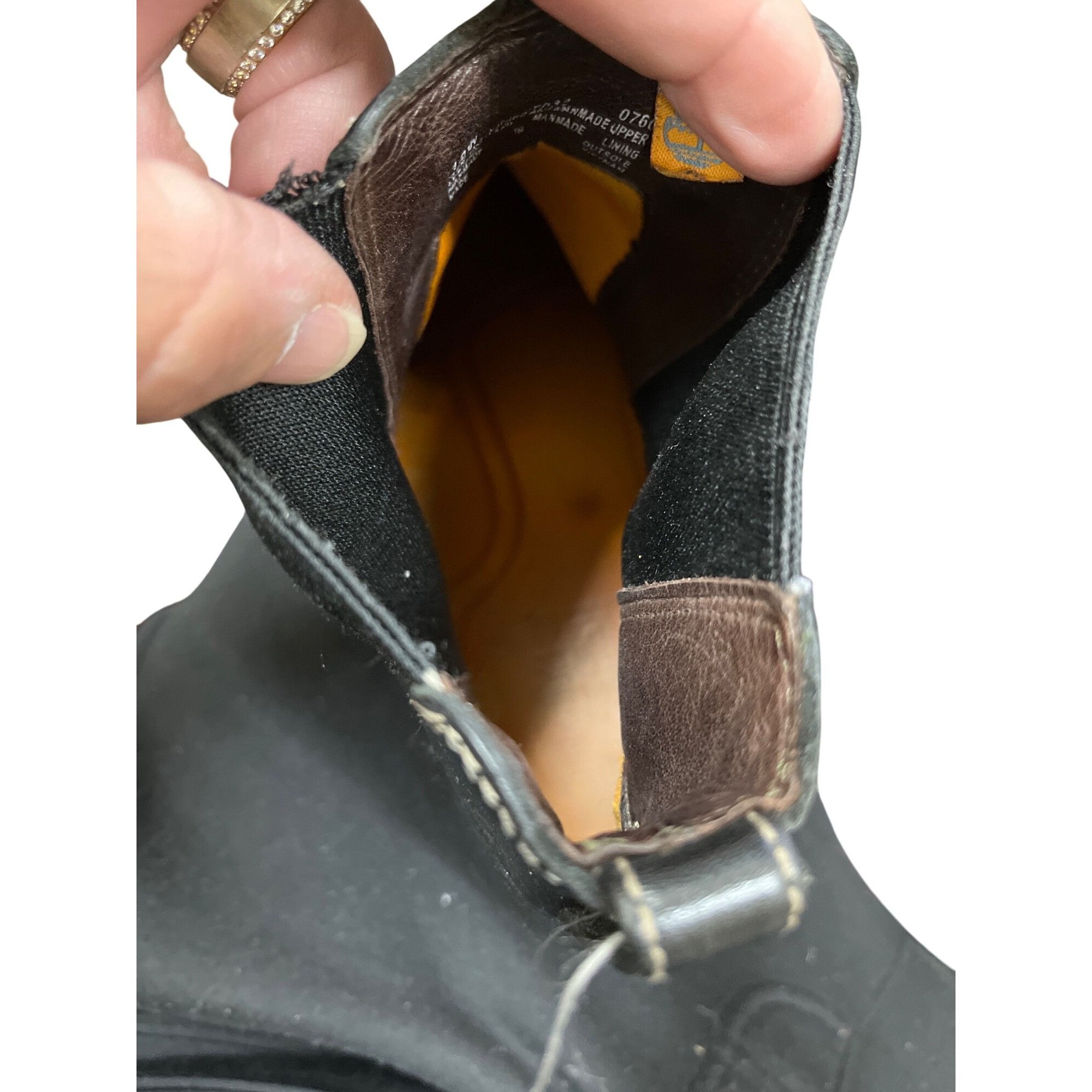 Timberland Timberland mens brown leather chukka ankle boots sz 12W SKU Size US 12 / EU 45 - 7 Thumbnail