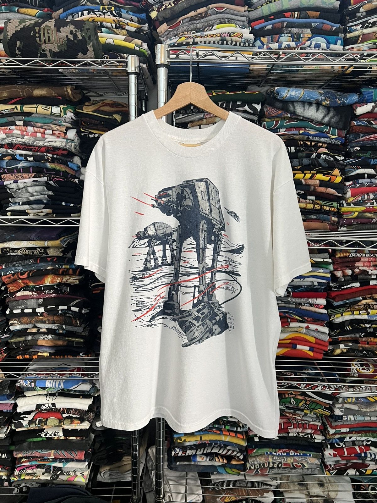 Star Wars 2000s Star Wars AT-AT Tee Size US XL / EU 56 / 4 - 1 Thumbnail