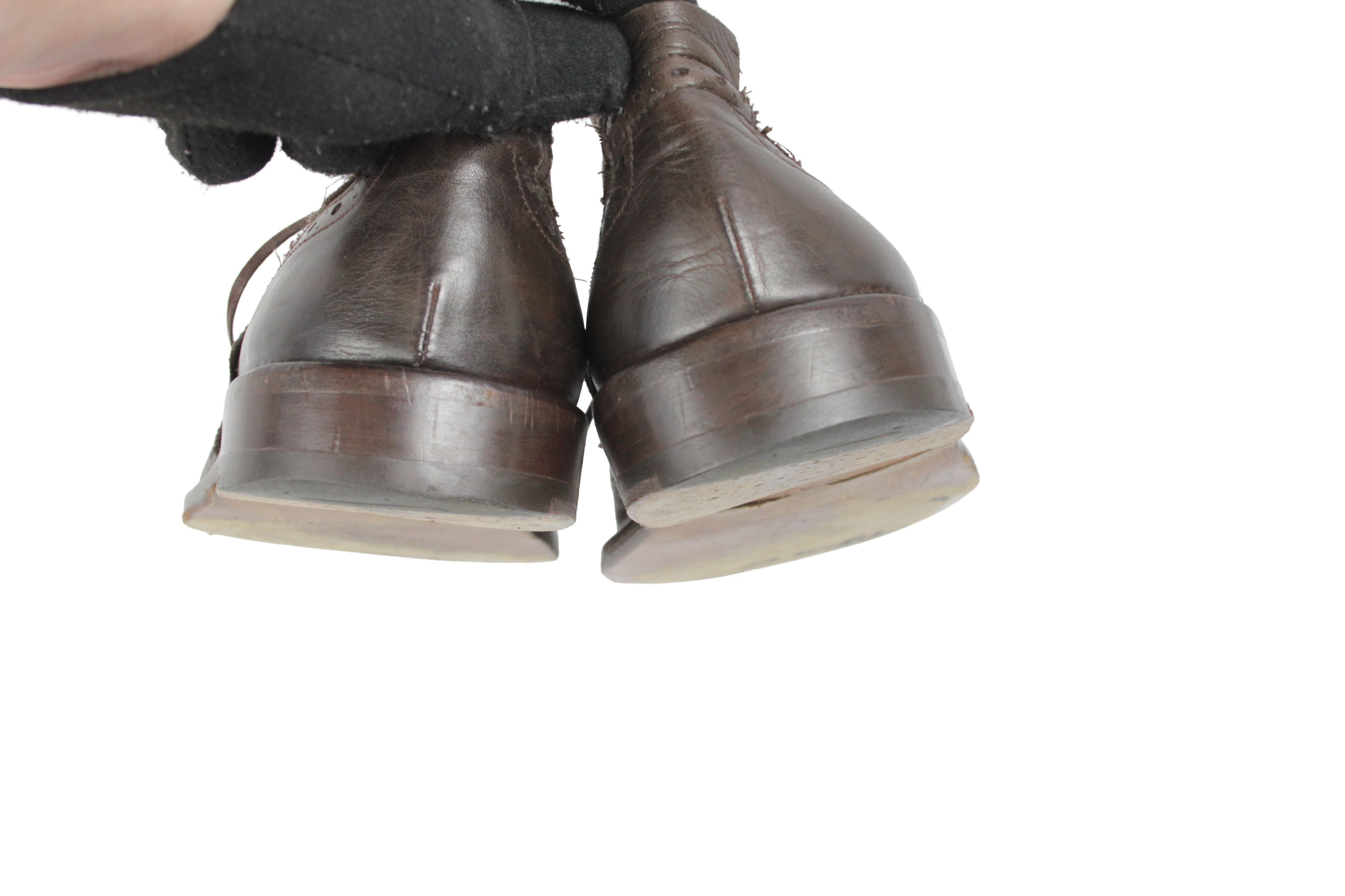 Sonia Rykiel Leather Grunge Brogue Size US 9 / EU 42 - 10 Thumbnail