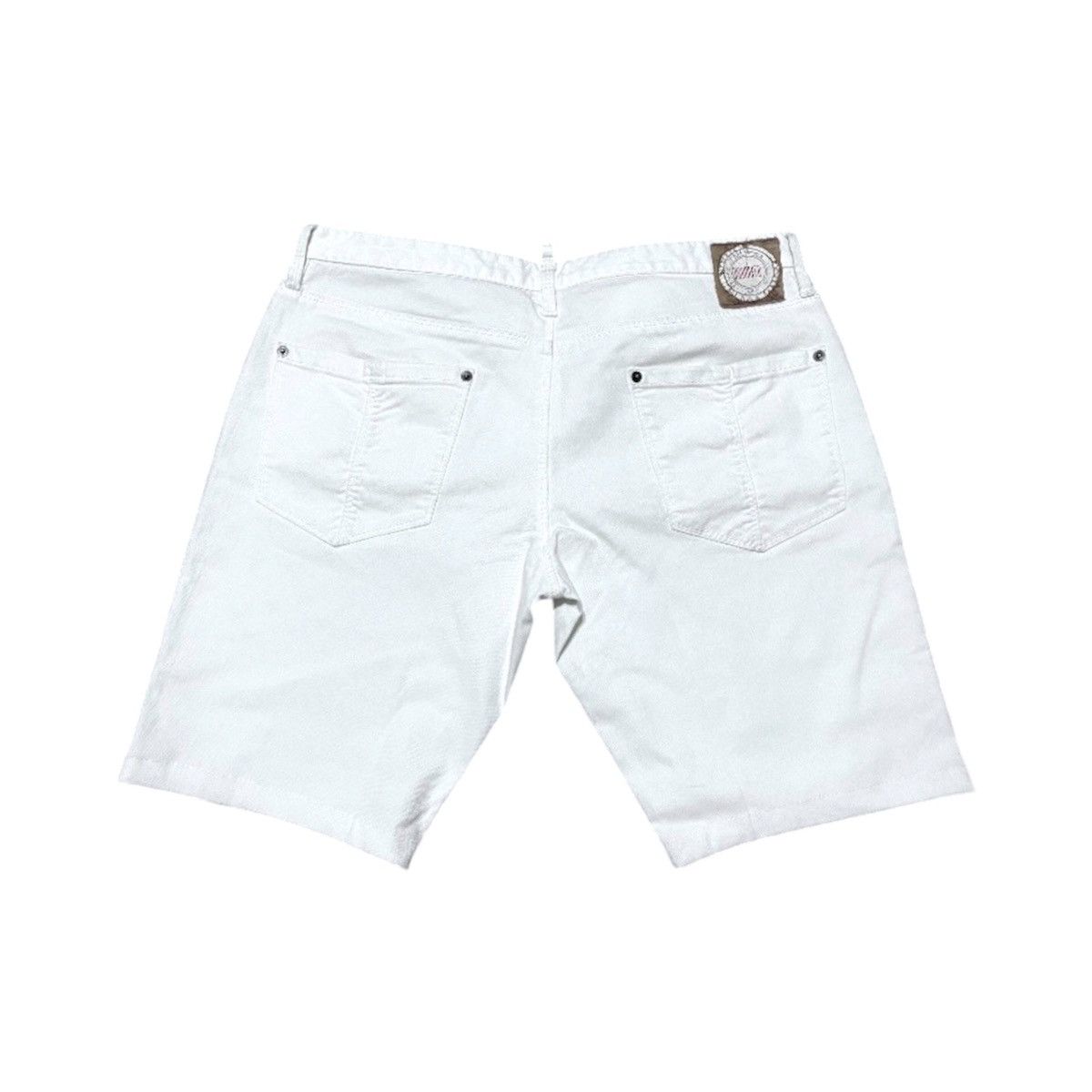 Dsquared2 Dsquared2 Archival SS'08 White Denim Shorts Vintage Jeans Size US 34 / EU 50 - 1 Thumbnail