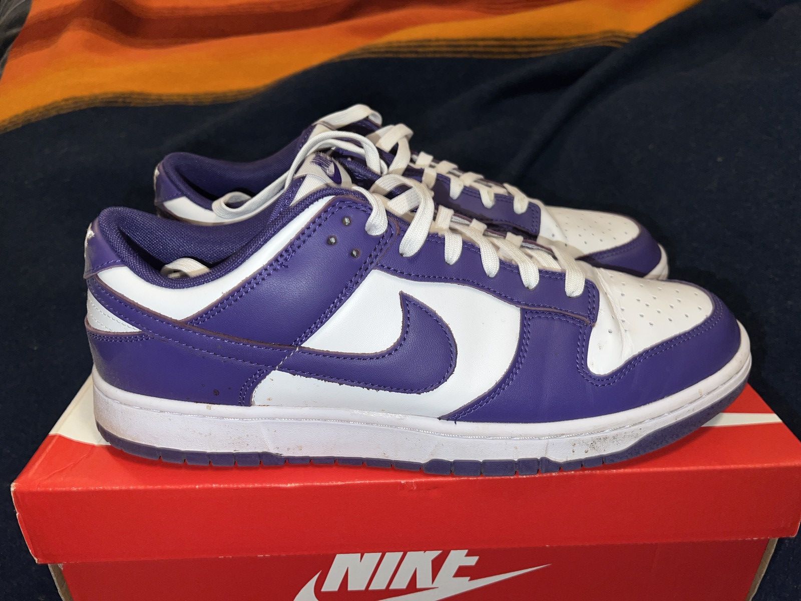 Nike Court Purple Nike Dunk Low Size 12 Size US 12 / EU 45 - 4 Thumbnail