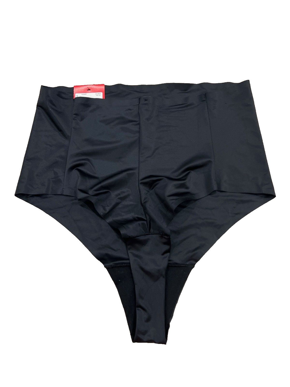 Spanx SPANX 40063R Shaping Satin Thong Underwear Black ( 2X ) Size 22" - 5 Thumbnail