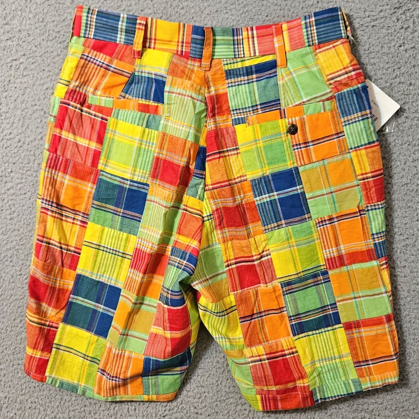 Vintage Loudmouth Golf Shirt Button Plaid Patchwork Size 30 x 10 Mens Size US 30 / EU 46 - 2 Thumbnail