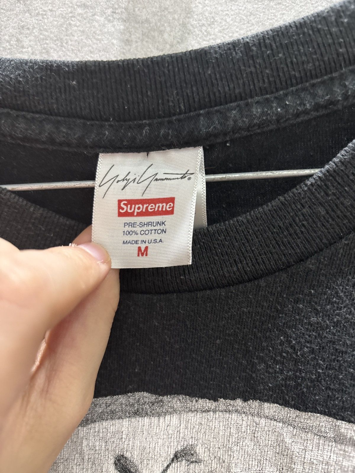 Supreme × Yohji Yamamoto Supreme x Yohji Yamamoto Tee T-Shirt Medium black Size US M / EU 48-50 / 2 - 3 Thumbnail