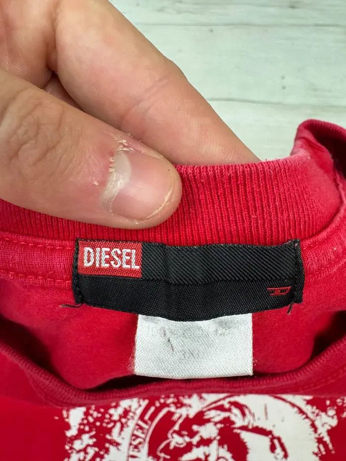 Diesel Vintage Diesel T-Shirt Japan Style Y2K Big Logo 90s Size US XXL / EU 58 / 5 - 6 Thumbnail