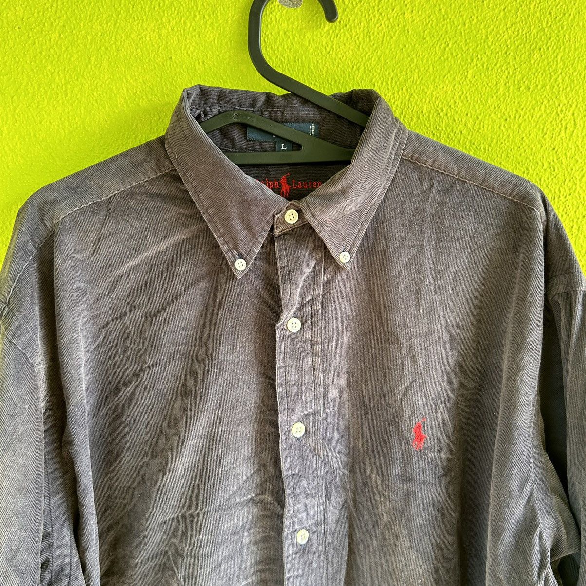 Ralph Lauren Vintage Ralph Lauren The Blaire Button Down Corduroy Shirt Size US XL / EU 56 / 4 - 2 Thumbnail
