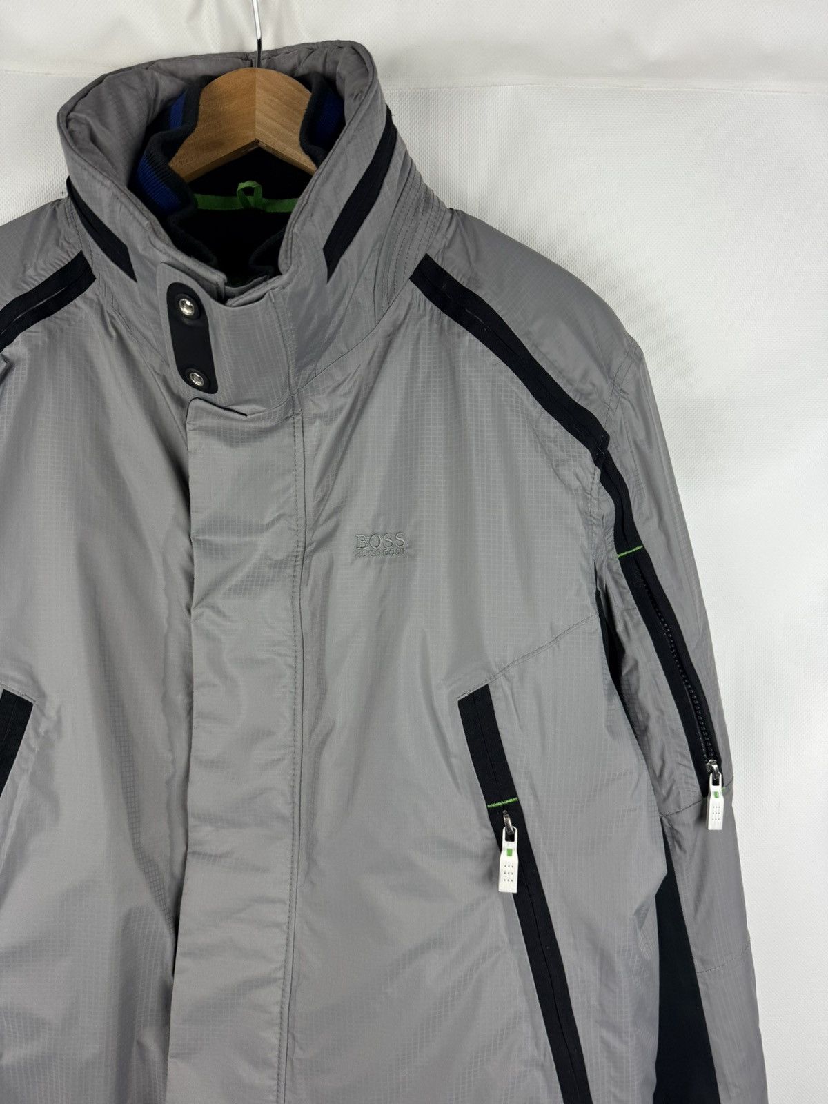 Hugo Boss Hugo Boss Jorrit Full Zip Water Repellent Hooded Ski Jacket Size US L / EU 52-54 / 3 - 3 Thumbnail