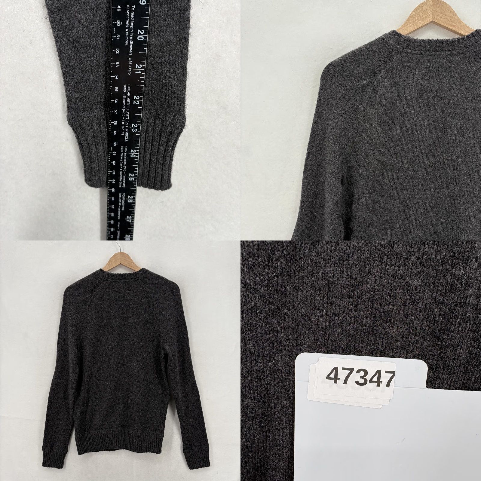 American Eagle Outfitters American Eagle Sweater Mens XS Gray Cotton Blend Crewneck Knit Pullover Casual Size US XS / EU 42 / 0 - 9 Thumbnail