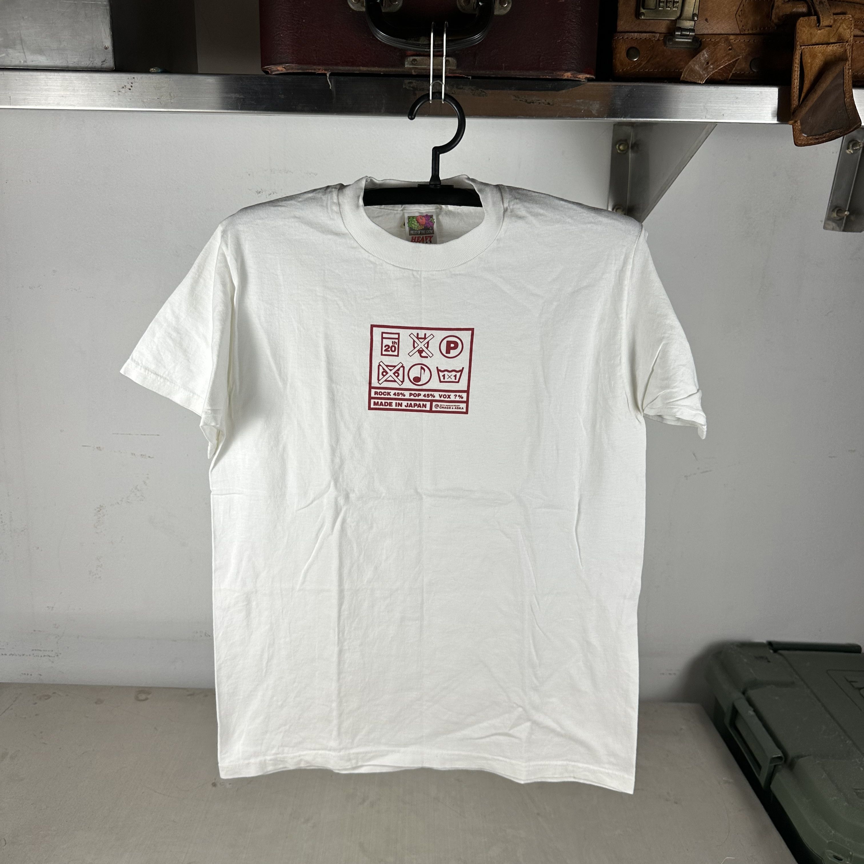 Vintage 90s Chage and Aska Japanese Music Duo 20th Anniversary Tee Size US M / EU 48-50 / 2 - 1 Thumbnail