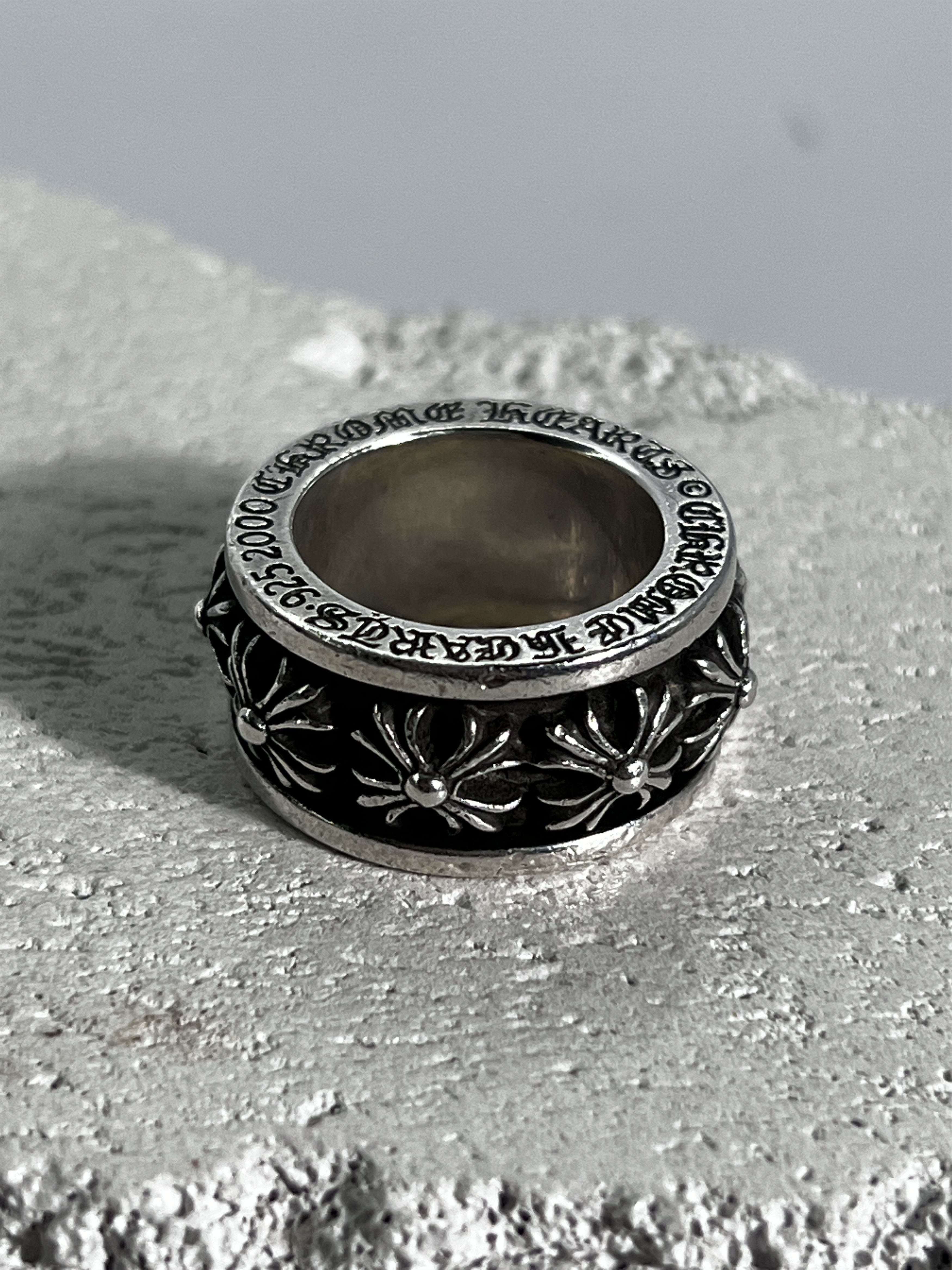 Chrome Hearts Chrome Hearts CH Plus motif Cross Spinner Ring Silver Size ONE SIZE - 1 Thumbnail