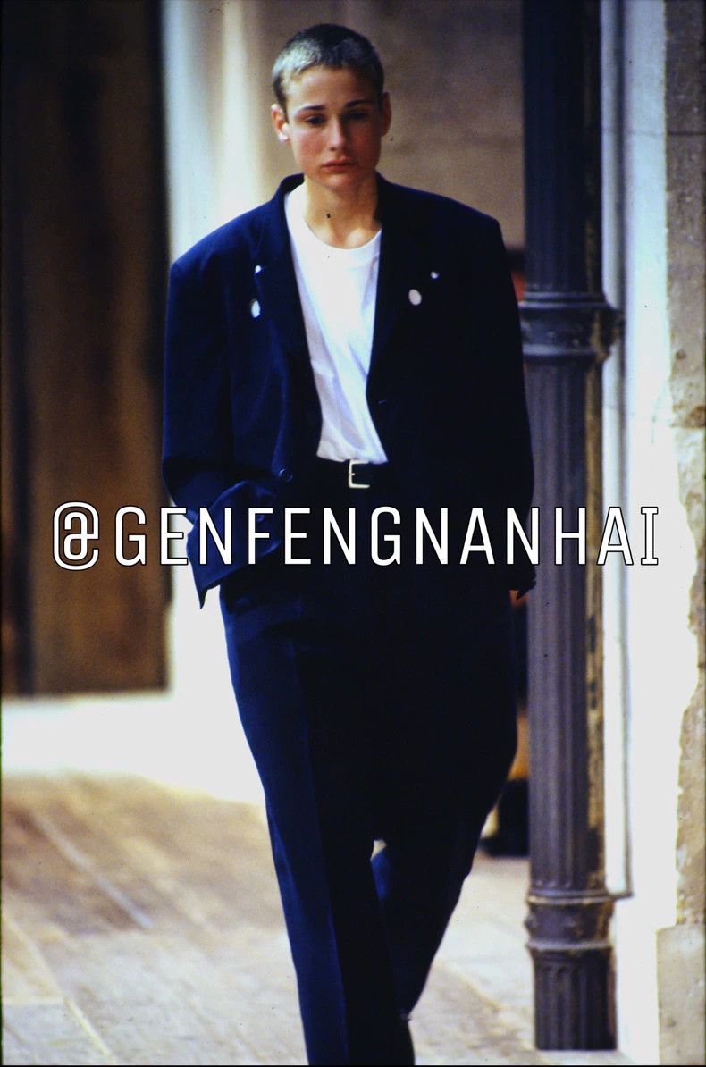 Yohji Yamamoto Yohji Yamamoto size s 92ss Eclipse Cutout Suit 2501-Nextarr Size 38R - 4 Thumbnail