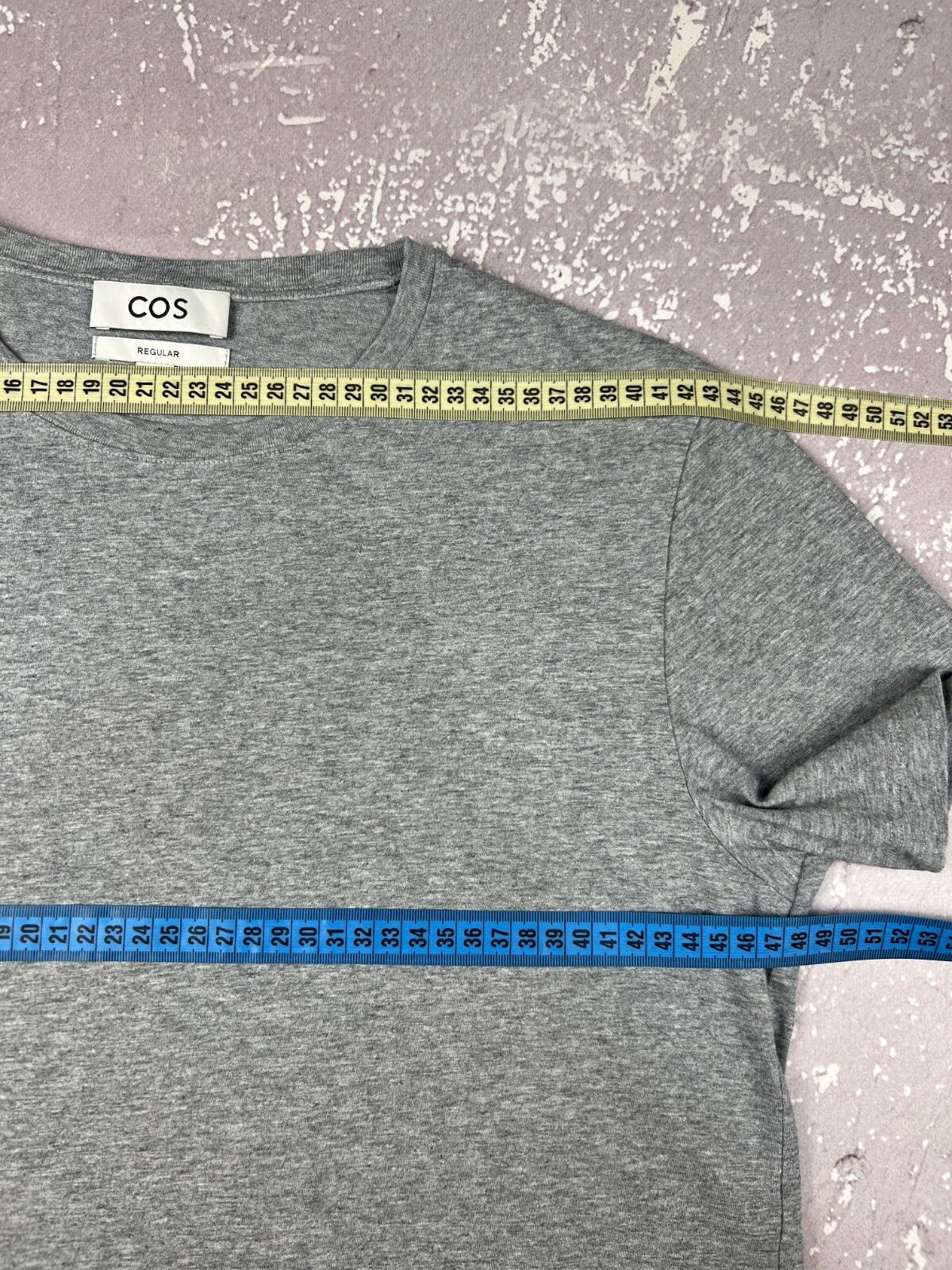 Cos COS Basic Cotton Gray T Shirt Mens Small Size US S / EU 44-46 / 1 - 5 Thumbnail