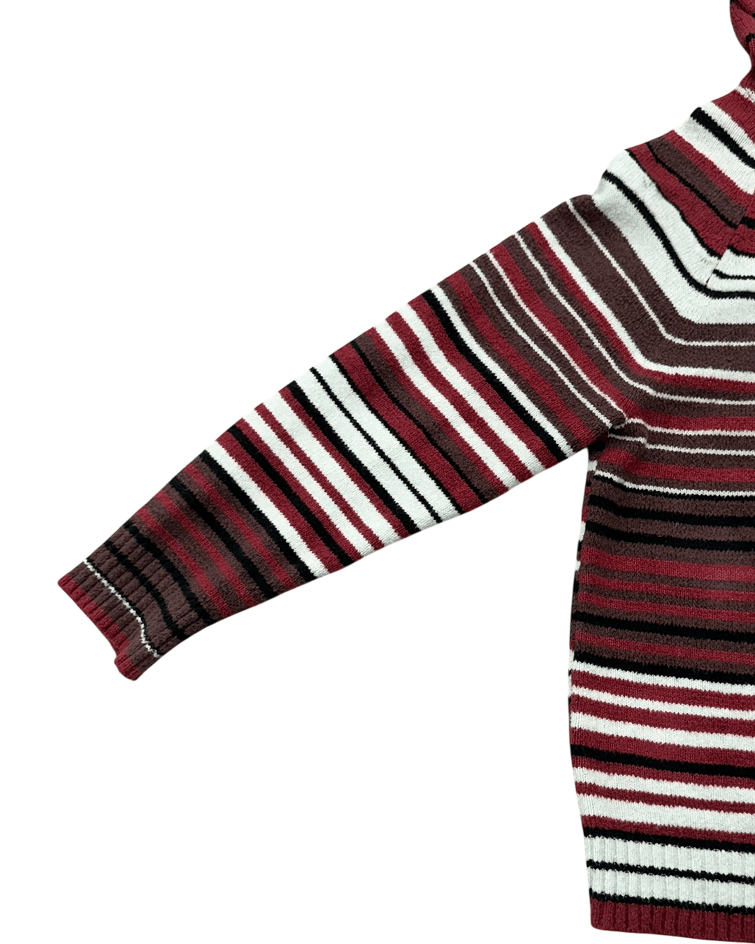 Acne Studios Acne Studios Stripe Knit Hood Zip-Up Size US M / EU 48-50 / 2 - 9 Thumbnail