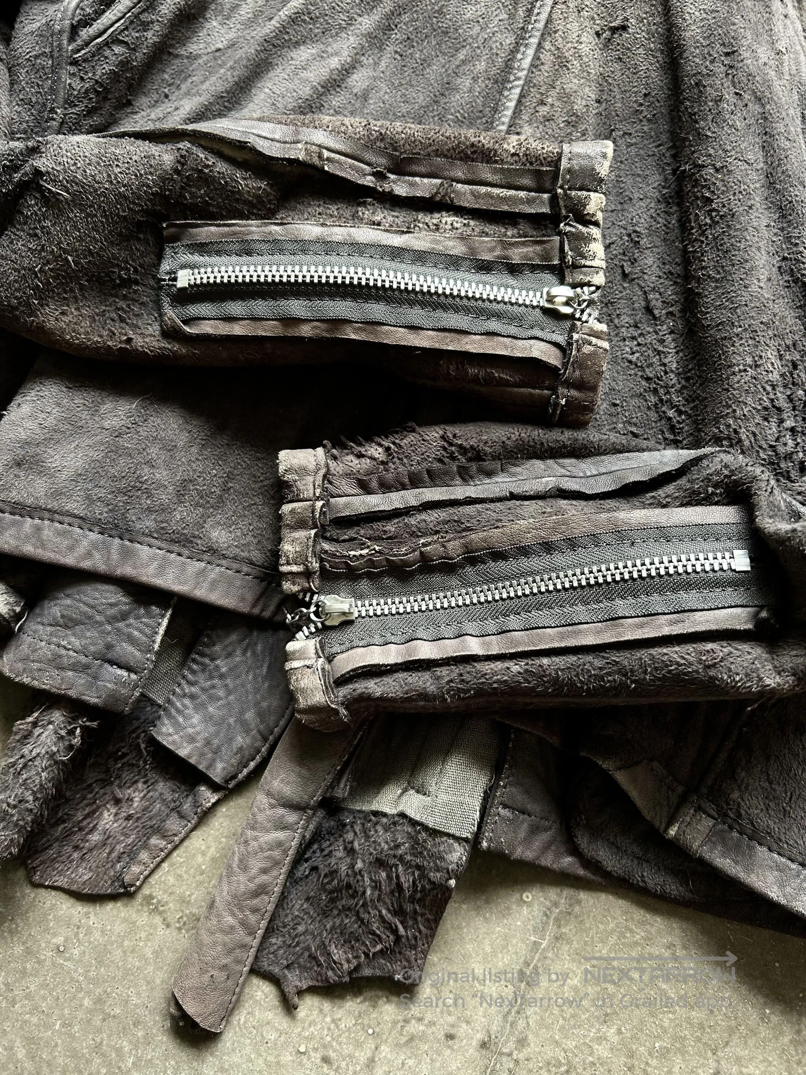 Maison MIHARA YASUHIRO MiharaYasuhiro Early Distressed Leather Jacket. Size US M / EU 48-50 / 2 - 7 Thumbnail