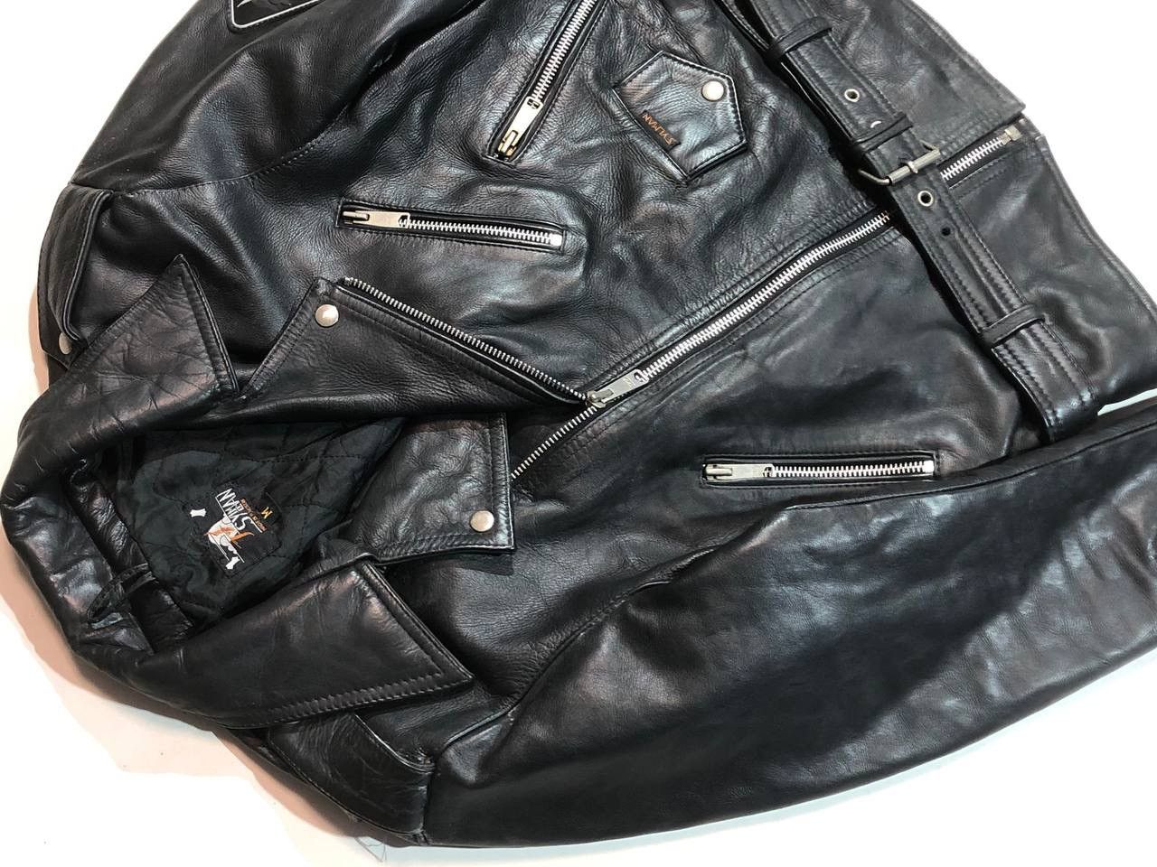 Other Sylman Biker Motorcycle Moto Leather Jacket Racing Size US M / EU 48-50 / 2 - 4 Thumbnail