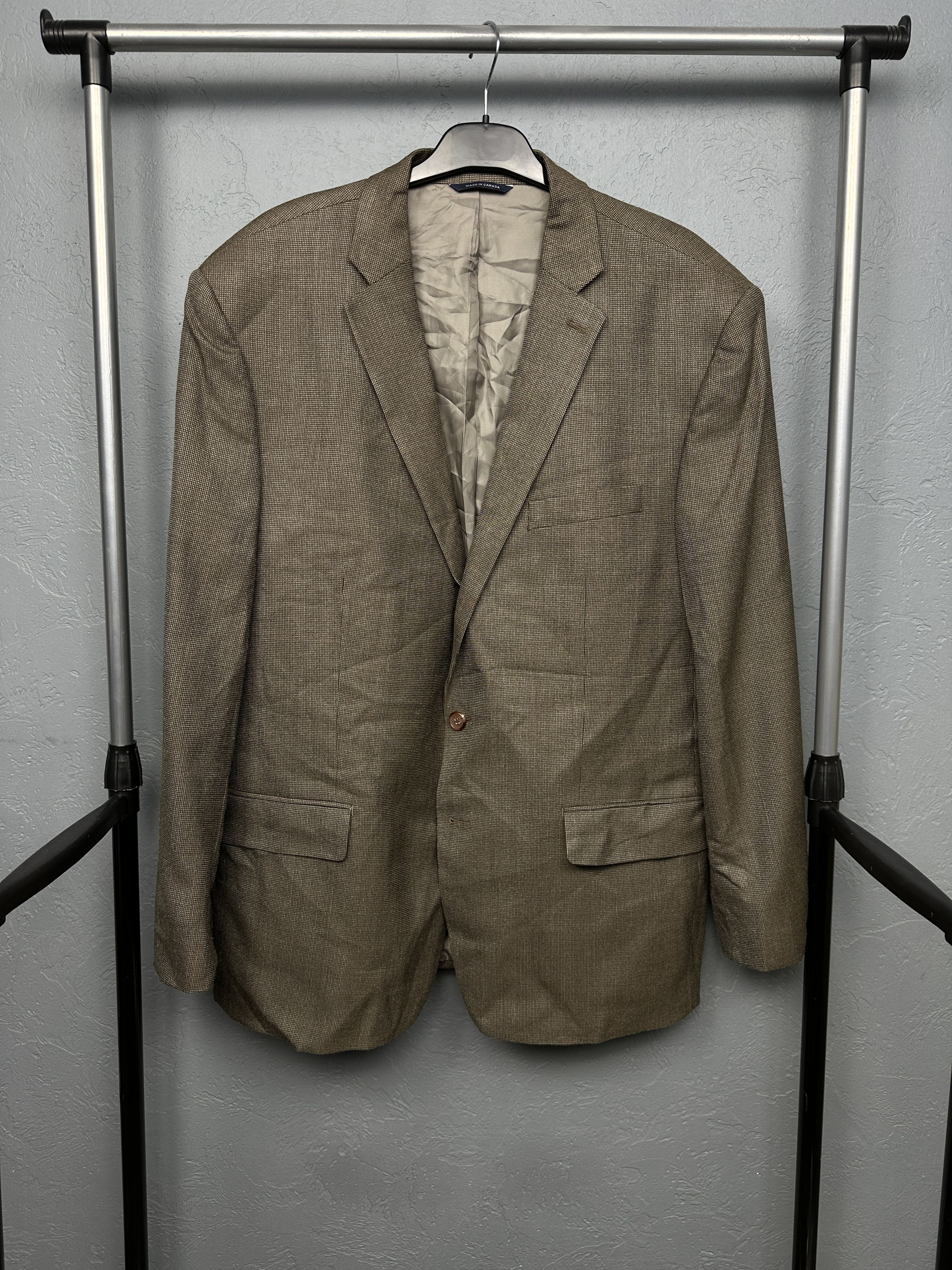 Polo Ralph Lauren Polo Ralph Lauren Vintage Mens Silk-Wool Blazer Jacket Size 48R - 1 Thumbnail