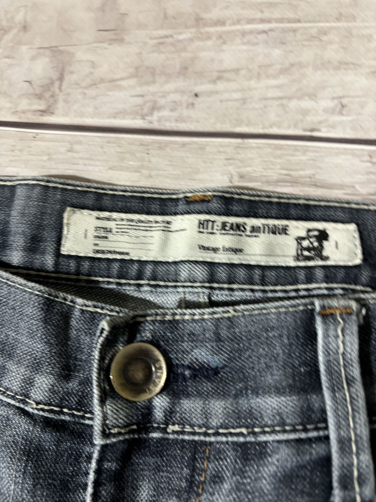 Hysteric Glamour × Japanese Brand 💥WASHED HYSTERIC GLAMOUR BALENCIAGA STYLE JAPANESE JEANS Size US 32 / EU 48 - 6 Thumbnail