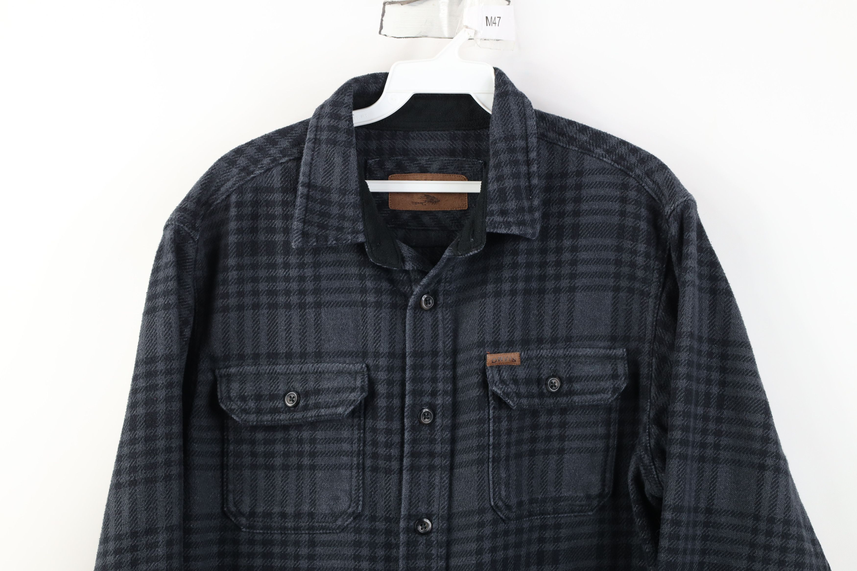 Orvis Vintage Orvis Flannel Button Shirt Jacket Jac Shirt Plaid Size US M / EU 48-50 / 2 - 2 Thumbnail