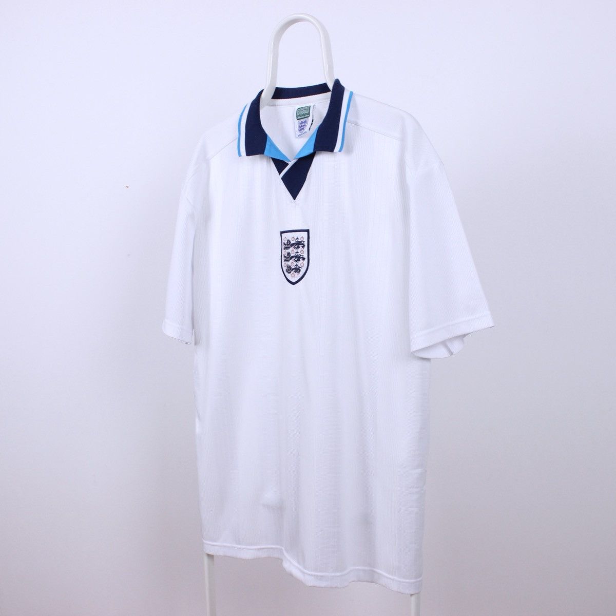 Vintage Score Draw England National Team Retro Football Jersey 90s Size US XL / EU 56 / 4 - 2 Thumbnail