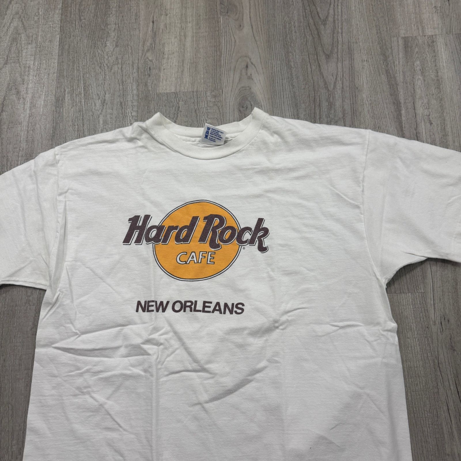 Vintage Vintage Hard Rock Cafe New Orleans Men's XL White Size US XL / EU 56 / 4 - 2 Thumbnail