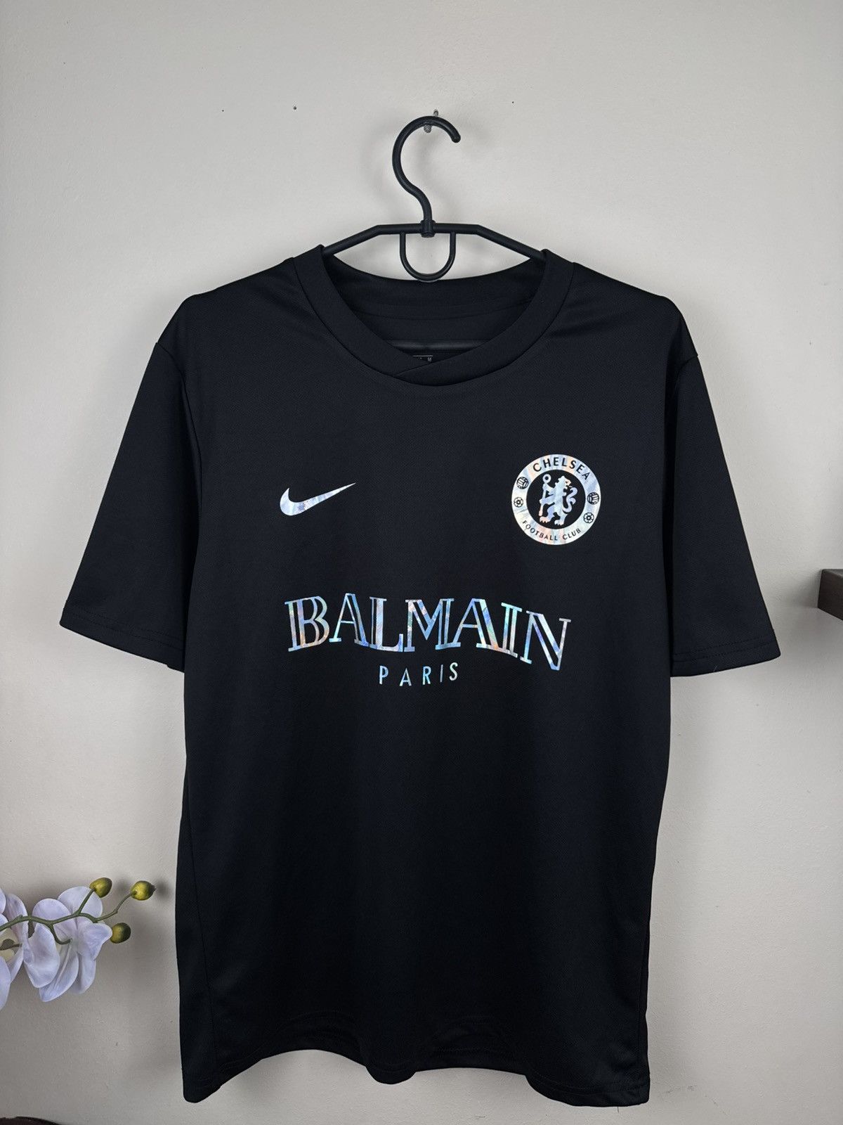 Nike Nike Chelsea Jersey Football Shirt Soccer Paris Black M Size US M / EU 48-50 / 2 - 7 Thumbnail