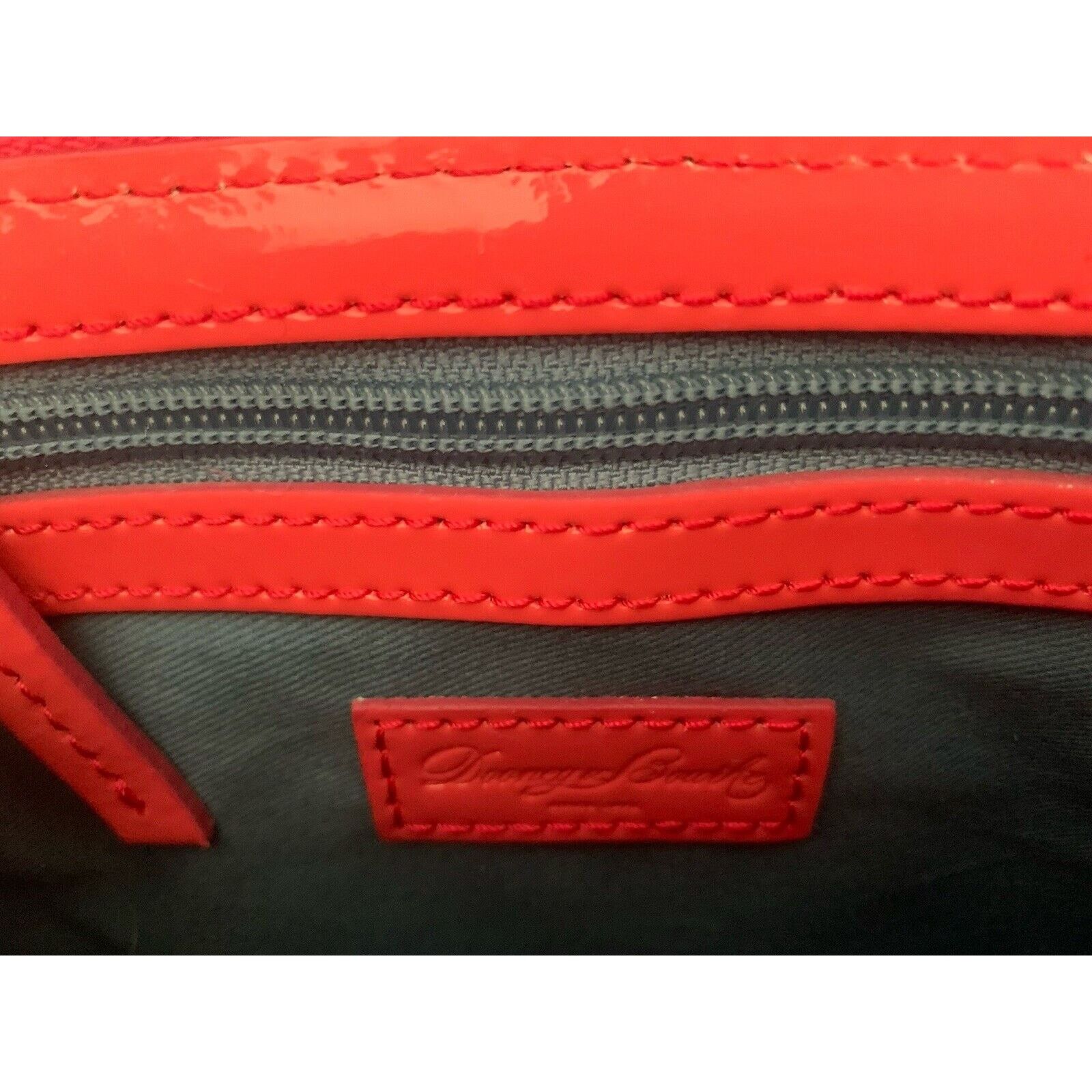Dooney & Bourke Dooney & Bourke Patent Leather Hot Pink Janine Crossbody Size ONE SIZE - 10 Thumbnail