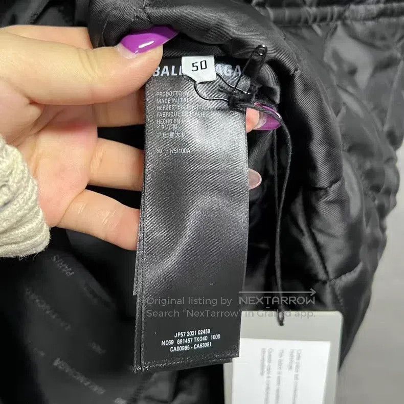 Balenciaga Balenciaga Black Solid Color Collar Single Breasted Long S Size US M / EU 48-50 / 2 - 4 Thumbnail