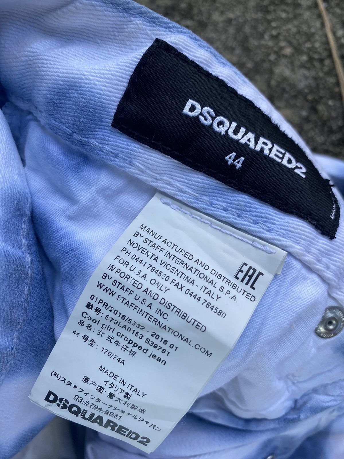 Dsquared2 🔥 Rare 🔥 Dsquared2 Tie Dye Denim Jeans Pants Size US 35 - 10 Thumbnail