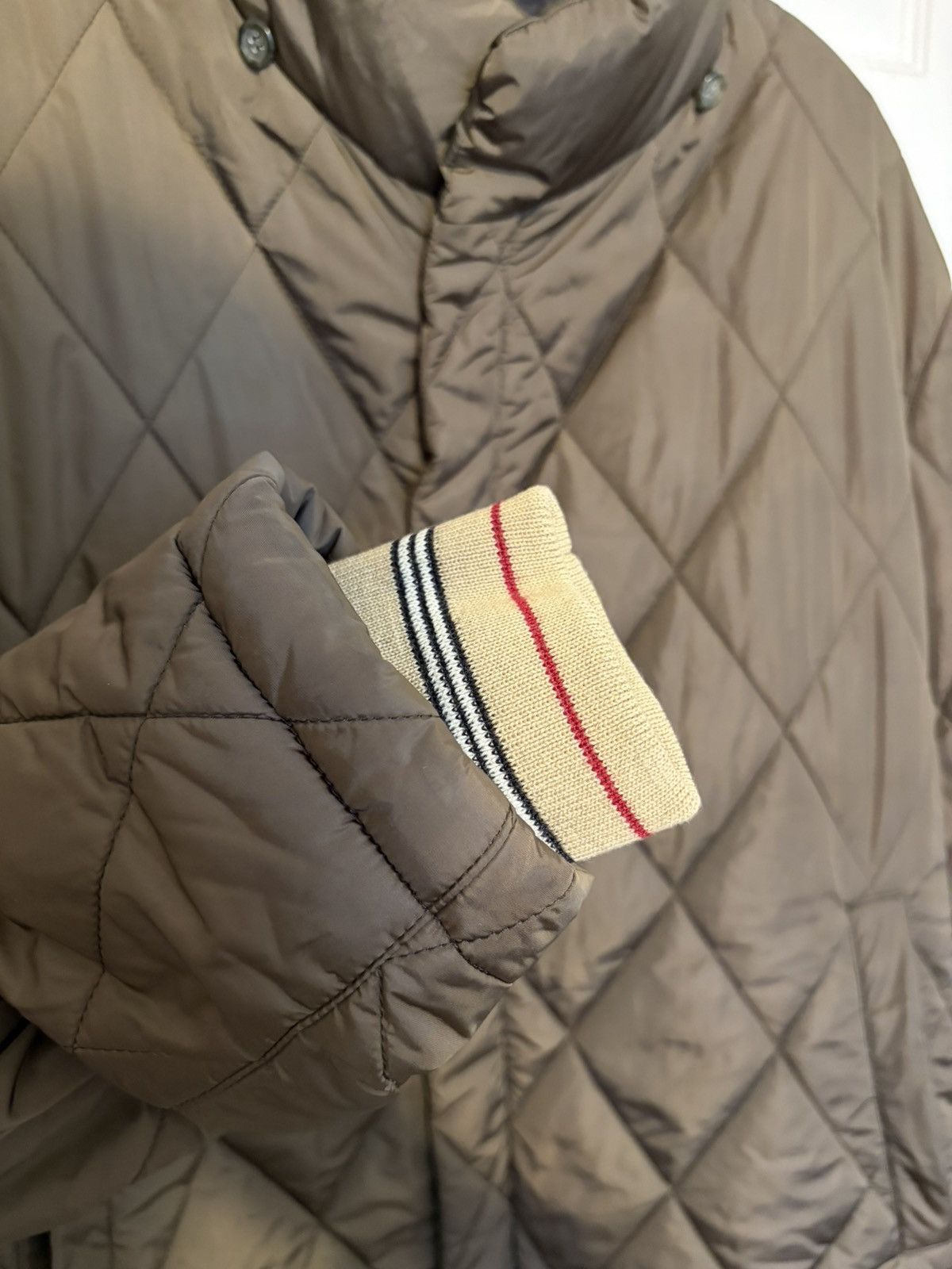 Burberry Authentic Burberry London Men’s Quilted Jacket – Size 50 Size US L / EU 52-54 / 3 - 3 Thumbnail