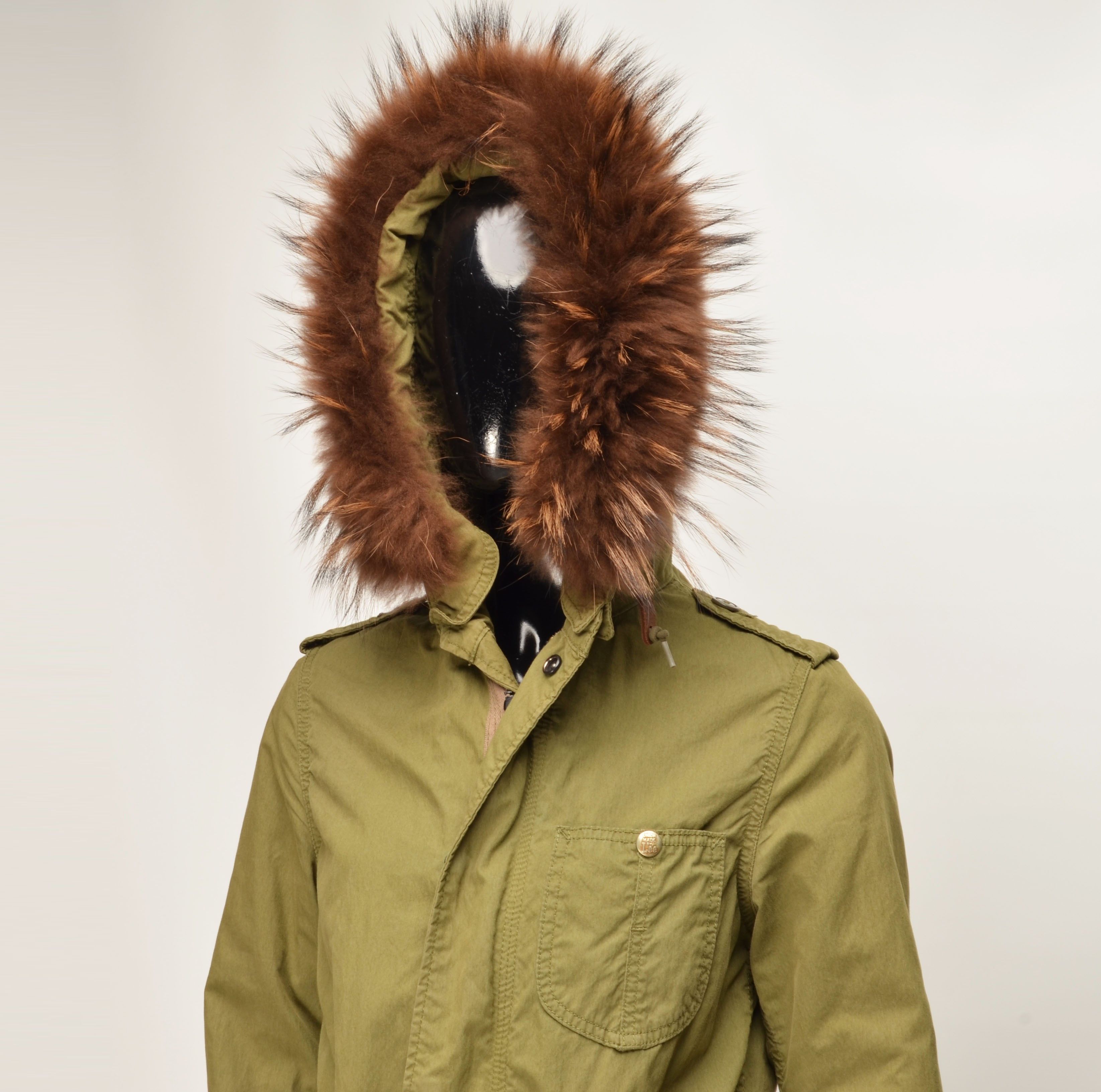 Alpha Industries Alpha Industries X Lee Khaki Strom Rider Fishtail Parka Size S / US 4 / IT 40 - 3 Thumbnail