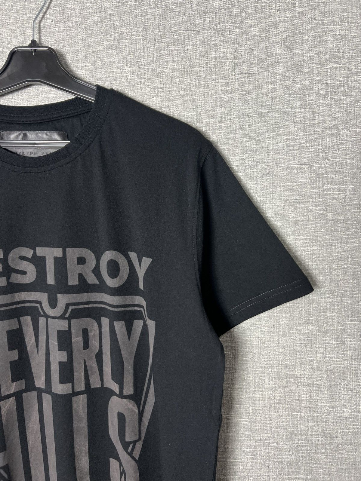 Philipp Plein Philipp Plein Destroy Beverly Hills Big Logo Men’s Tee Size US M / EU 48-50 / 2 - 5 Thumbnail