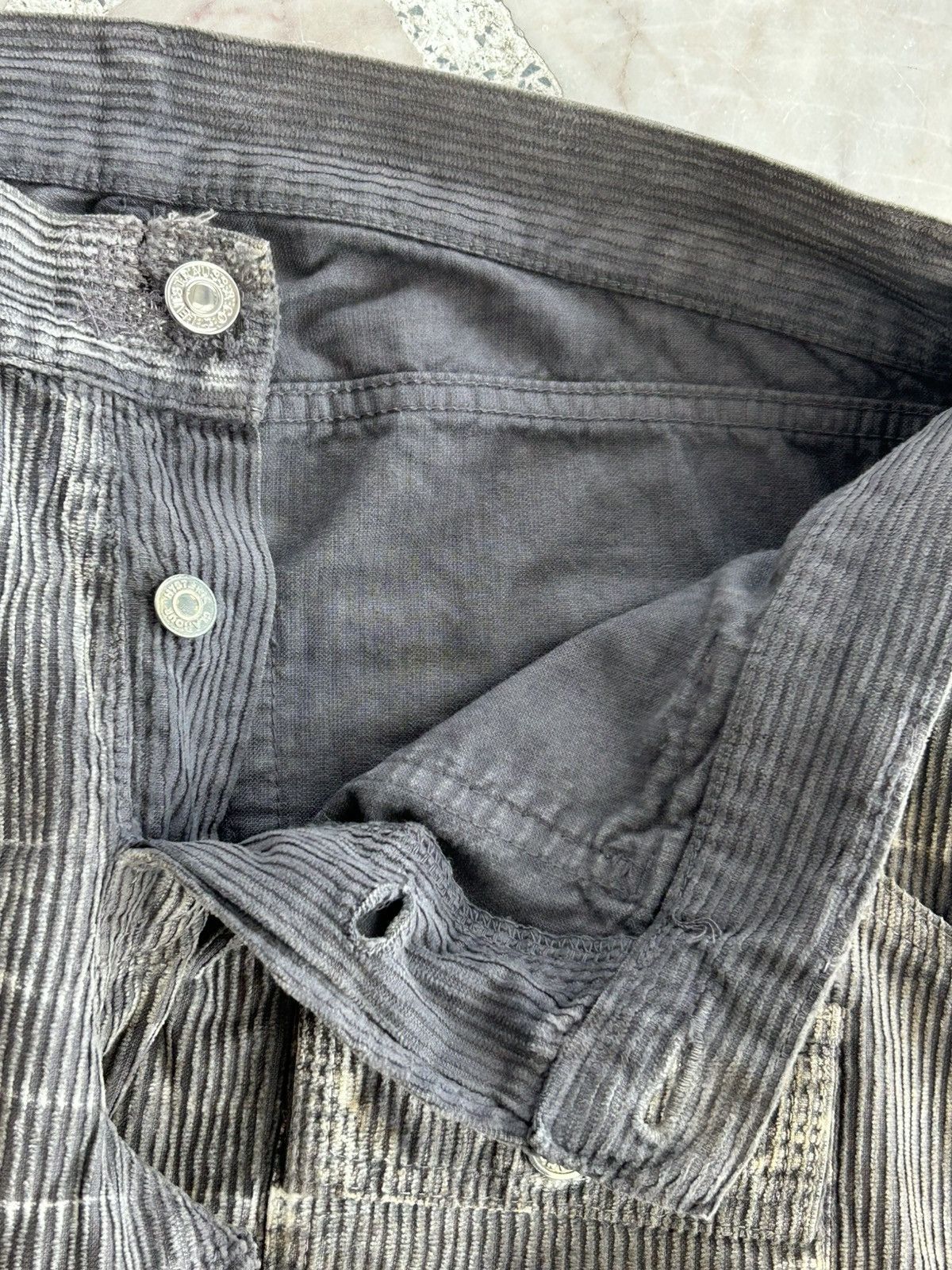 Hysteric Glamour Hysterics Japan Corduroy Gray Pants Size US 32 / EU 48 - 6 Thumbnail