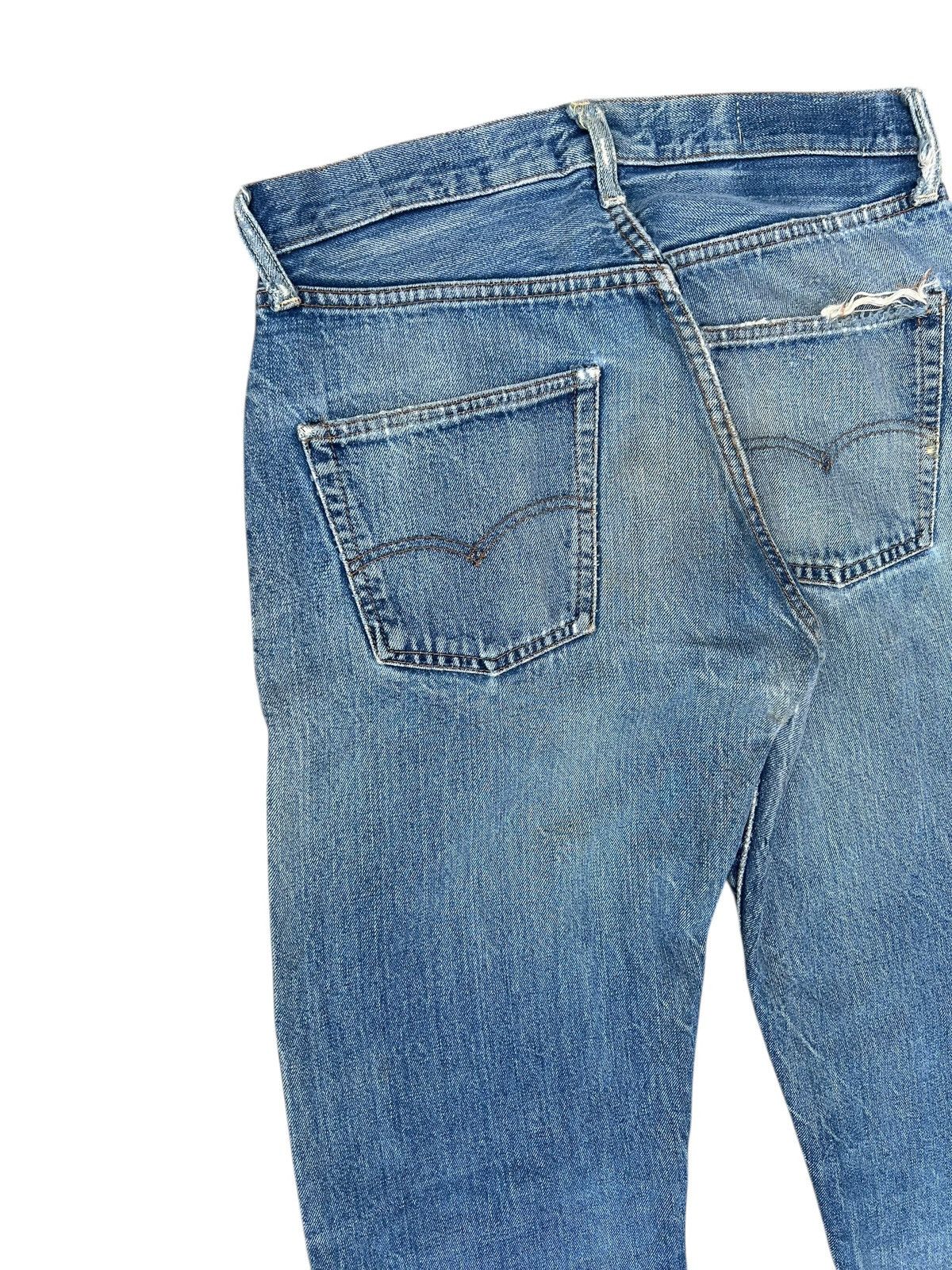 Levi's True 60s 70s Levi’s 501 Big E Distress Denim Selvedge Jeans Size US 30 / EU 46 - 16 Thumbnail