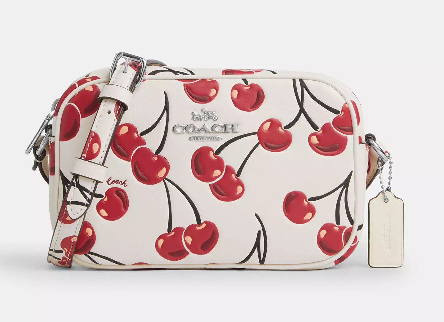 Coach 🍒 Mini Jamie Camera Bag With Cherry Print CAB04 Size ONE SIZE - 1 Thumbnail