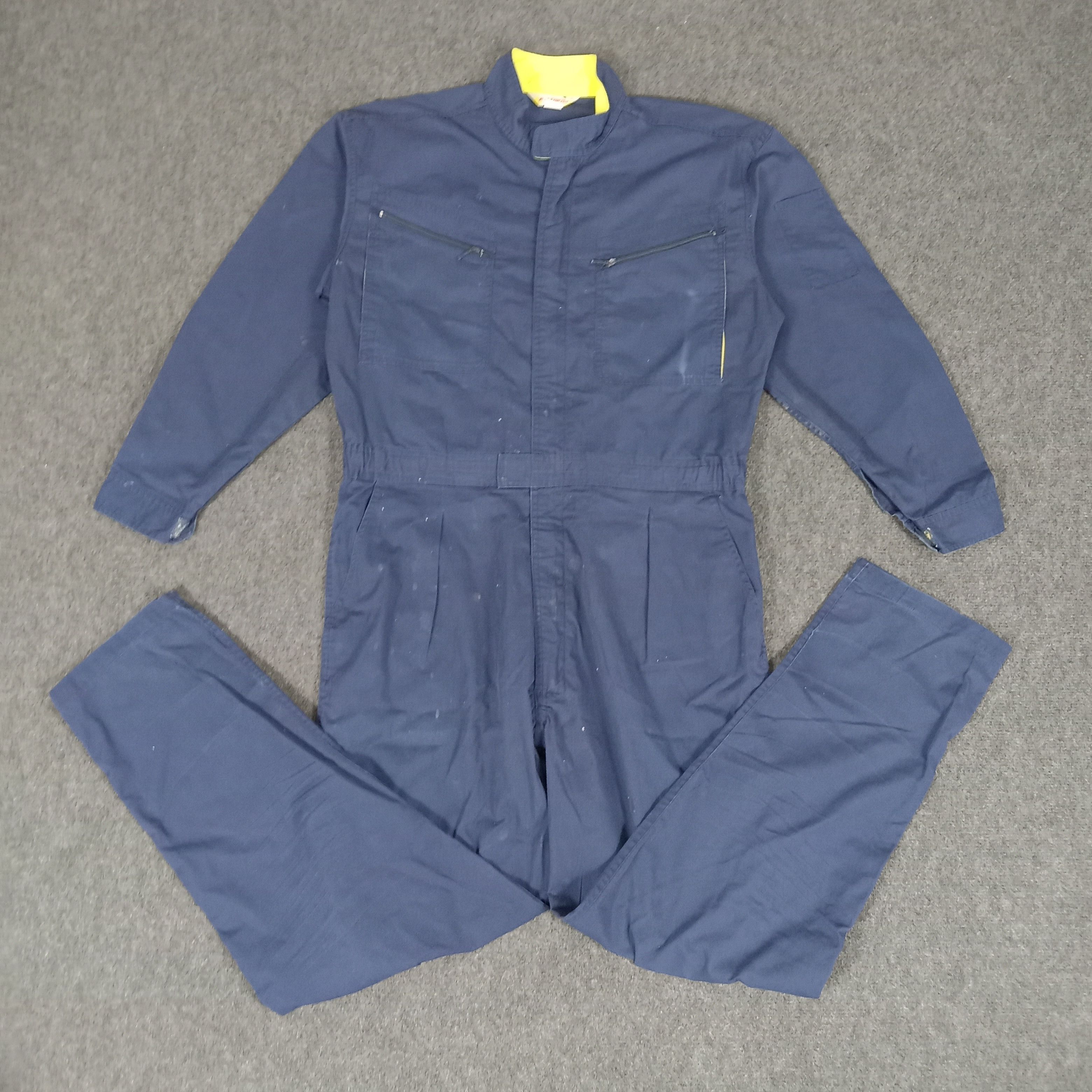 Japanese Brand × Vintage SAKAMOTO Japanese Racing Workwear Coverall Jacket Size US L / EU 52-54 / 3 - 6 Thumbnail
