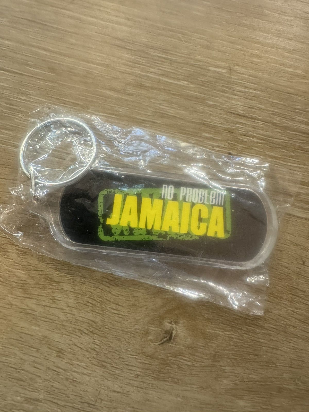 Bob Marley New Vintage 90s NO PROBLEM JAMAICA Fob Keychain Ring Size ONE SIZE - 7 Thumbnail
