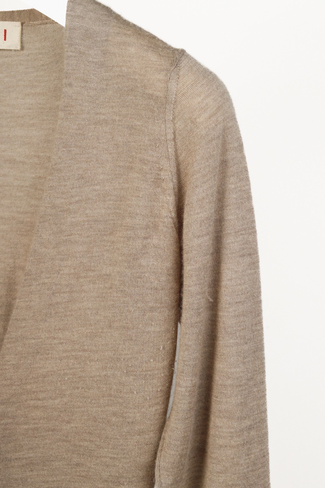 Marni Marni Oatmeal Brown Cashmere V-Neck Cardigan Size S / US 4 / IT 40 - 5 Thumbnail