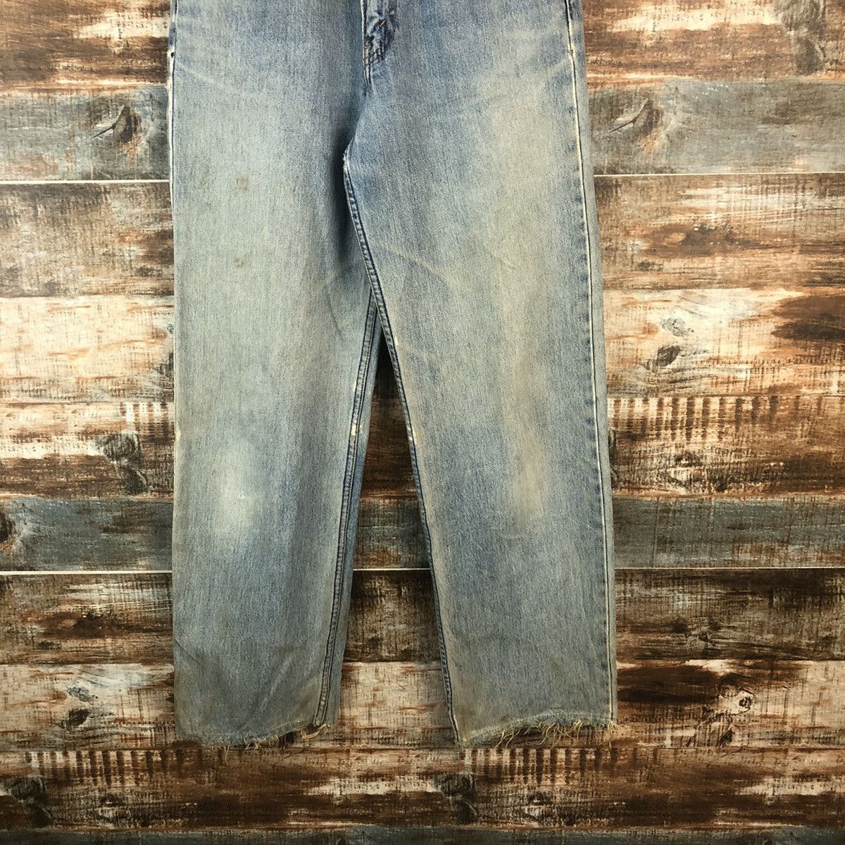 Levi's 509 Levis Blue Distressed ripped Denim Pants #A2102 Size US 28 / EU 44 - 6 Thumbnail
