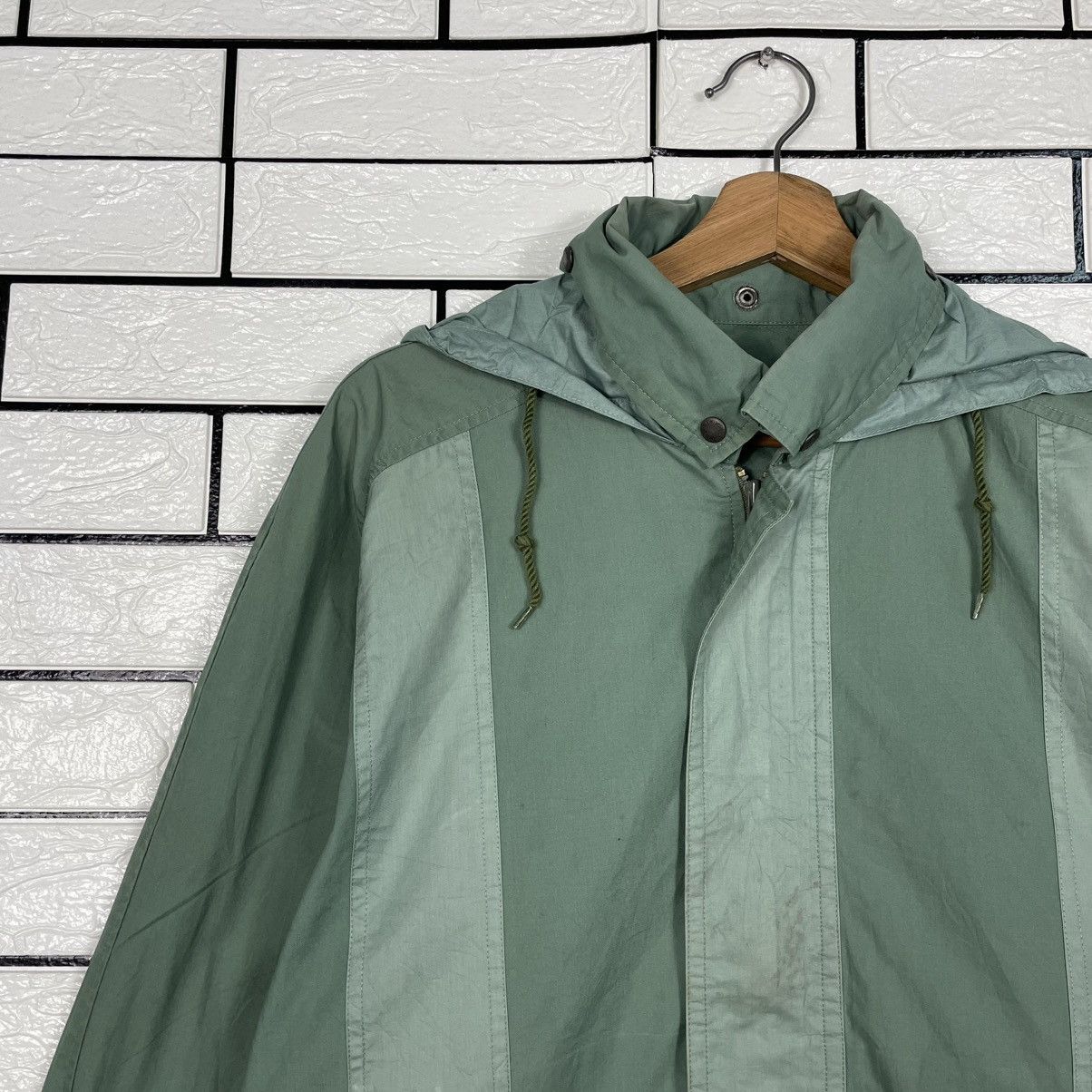 Jones New York Jones New York Stripe Hooded Jacket Size US M / EU 48-50 / 2 - 6 Thumbnail