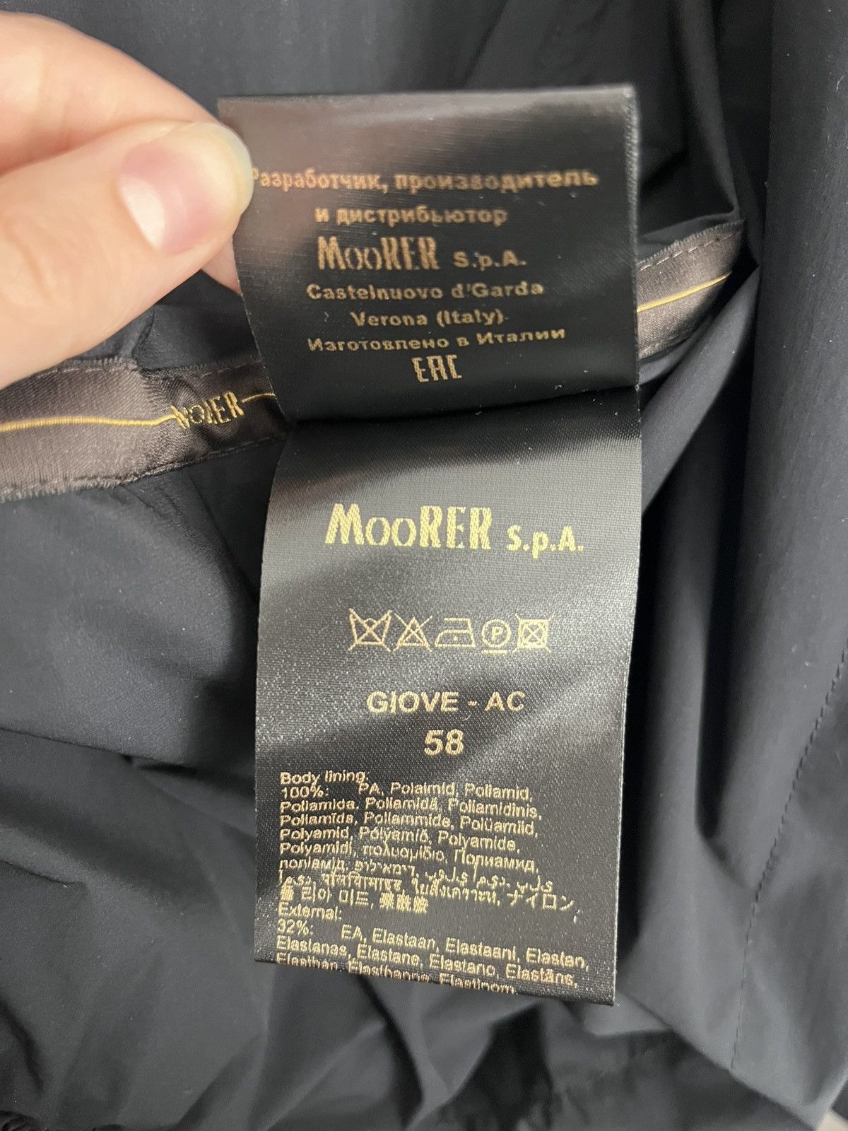 MooRER Navy Giove-AC Light Jacket Size US XXL / EU 58 / 5 - 7 Thumbnail