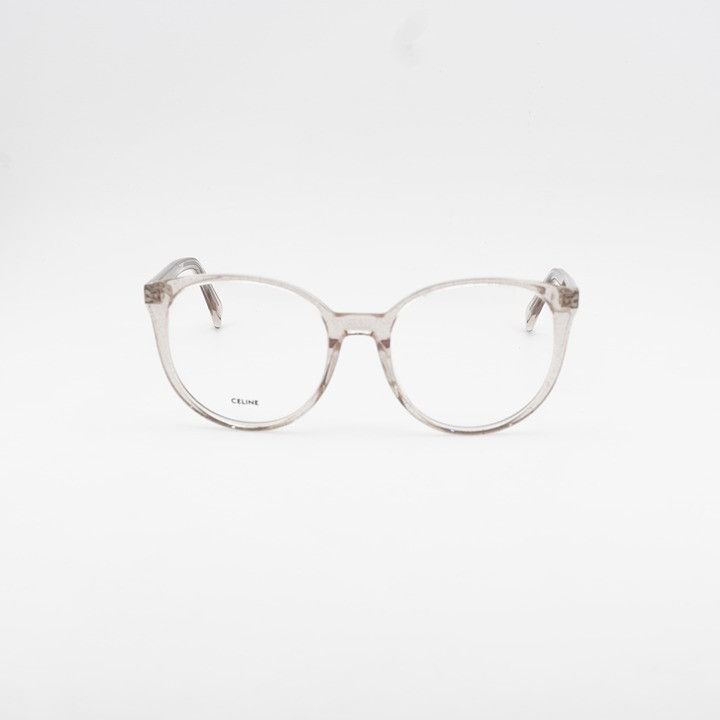 Celine Celine CL50077I 073 Eyeglasses Transparent Rose 54mm Cat Eye Size ONE SIZE - 4 Thumbnail