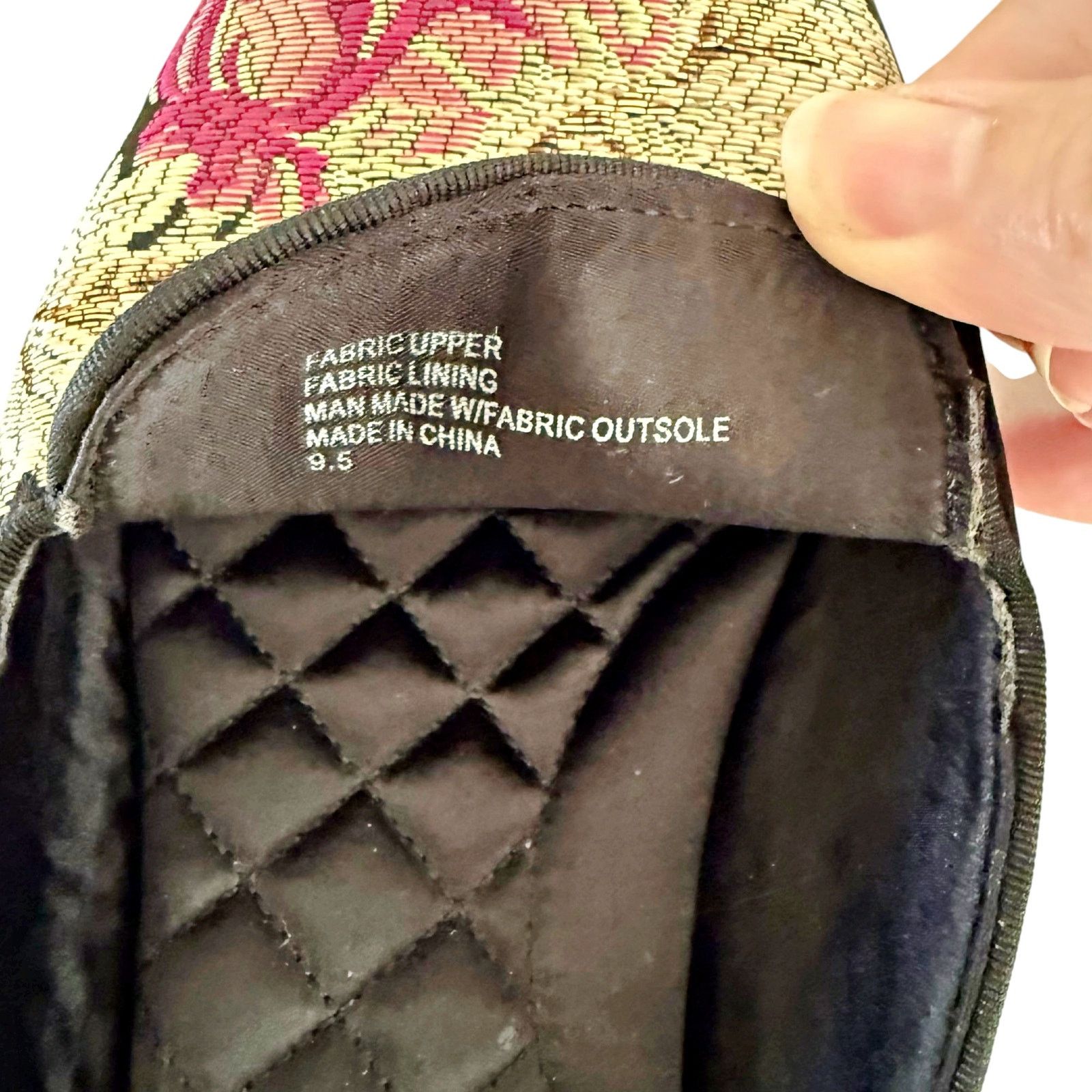 Other Birdies Phoebe Jacquard Floral Brocade Slipper Mules Shoes Size US 9.5 / IT 39.5 - 8 Thumbnail