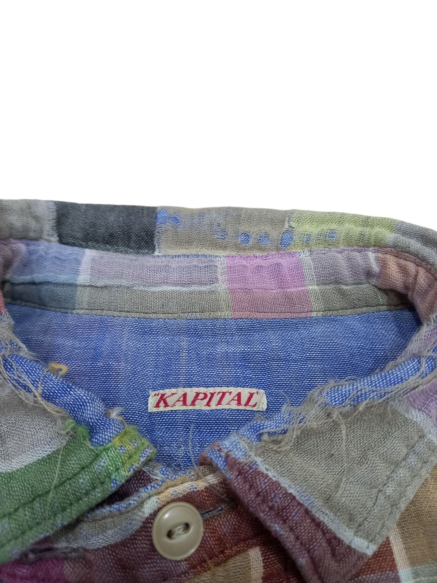 Kapital Rare! Kapital Distressed Rockabilly Look Plaid Shirt Size US S / EU 44-46 / 1 - 6 Thumbnail