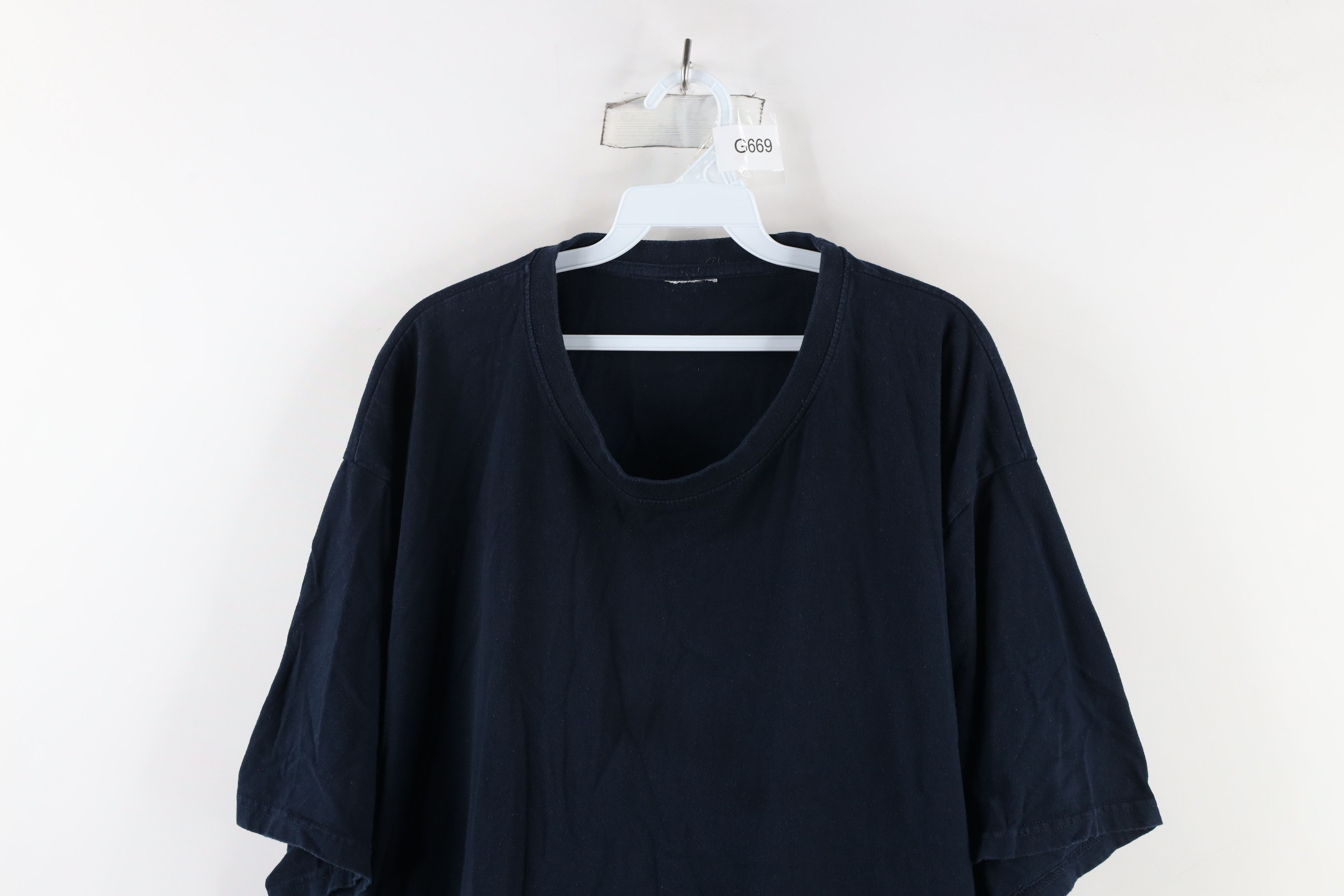 Vintage Vintage 90s Streetwear Short Sleeve T-Shirt Black Cotton Size US XXL / EU 58 / 5 - 2 Thumbnail